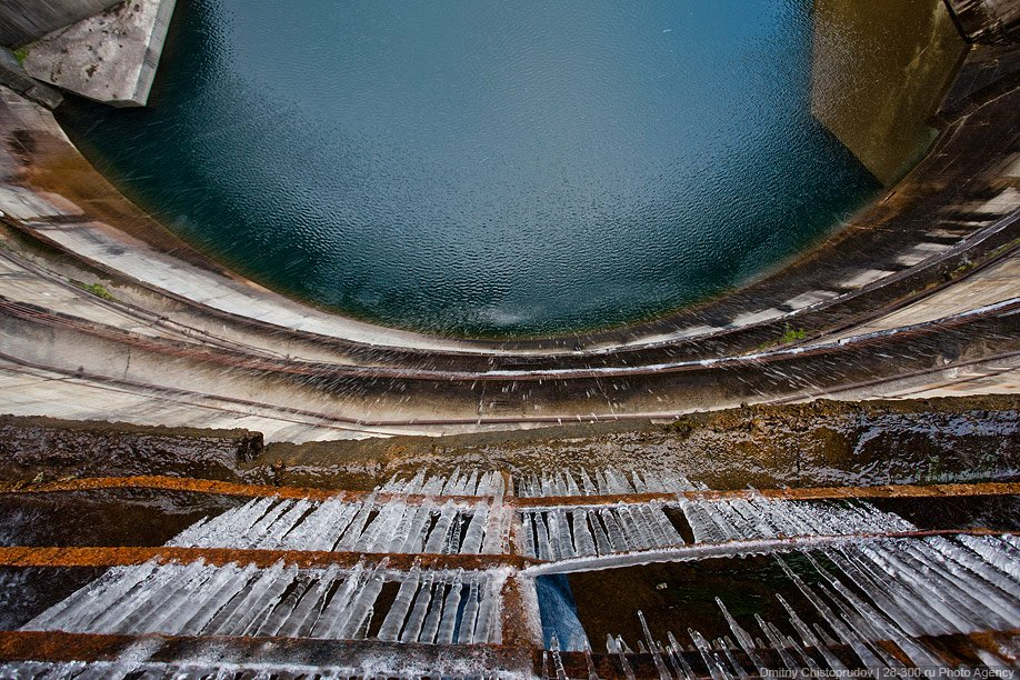 Miatlinskaya hydroelectric power station on the Sulak River - Dagestan, Hydroelectric power station, Dam, The photo, Longpost