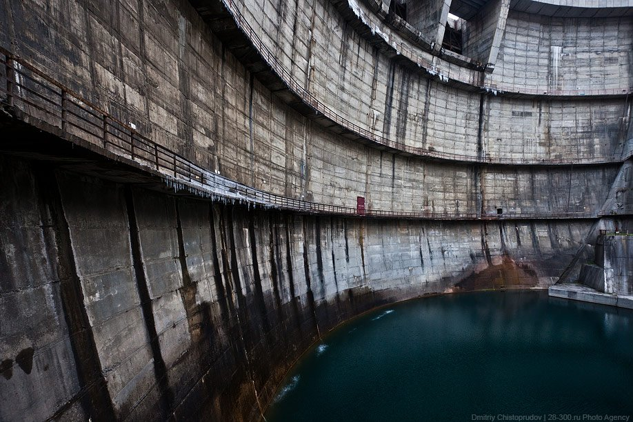 Miatlinskaya hydroelectric power station on the Sulak River - Dagestan, Hydroelectric power station, Dam, The photo, Longpost