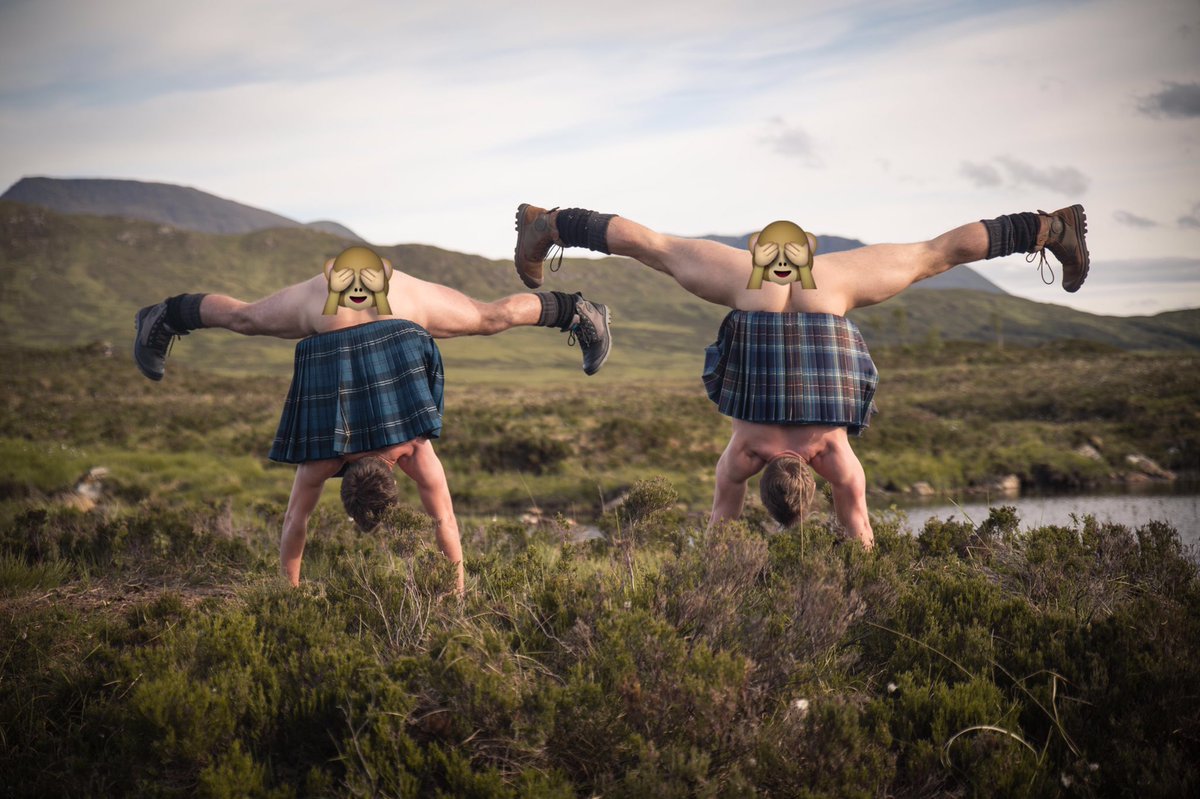 Fuck these Scots - Scotland, Yoga, Kilt