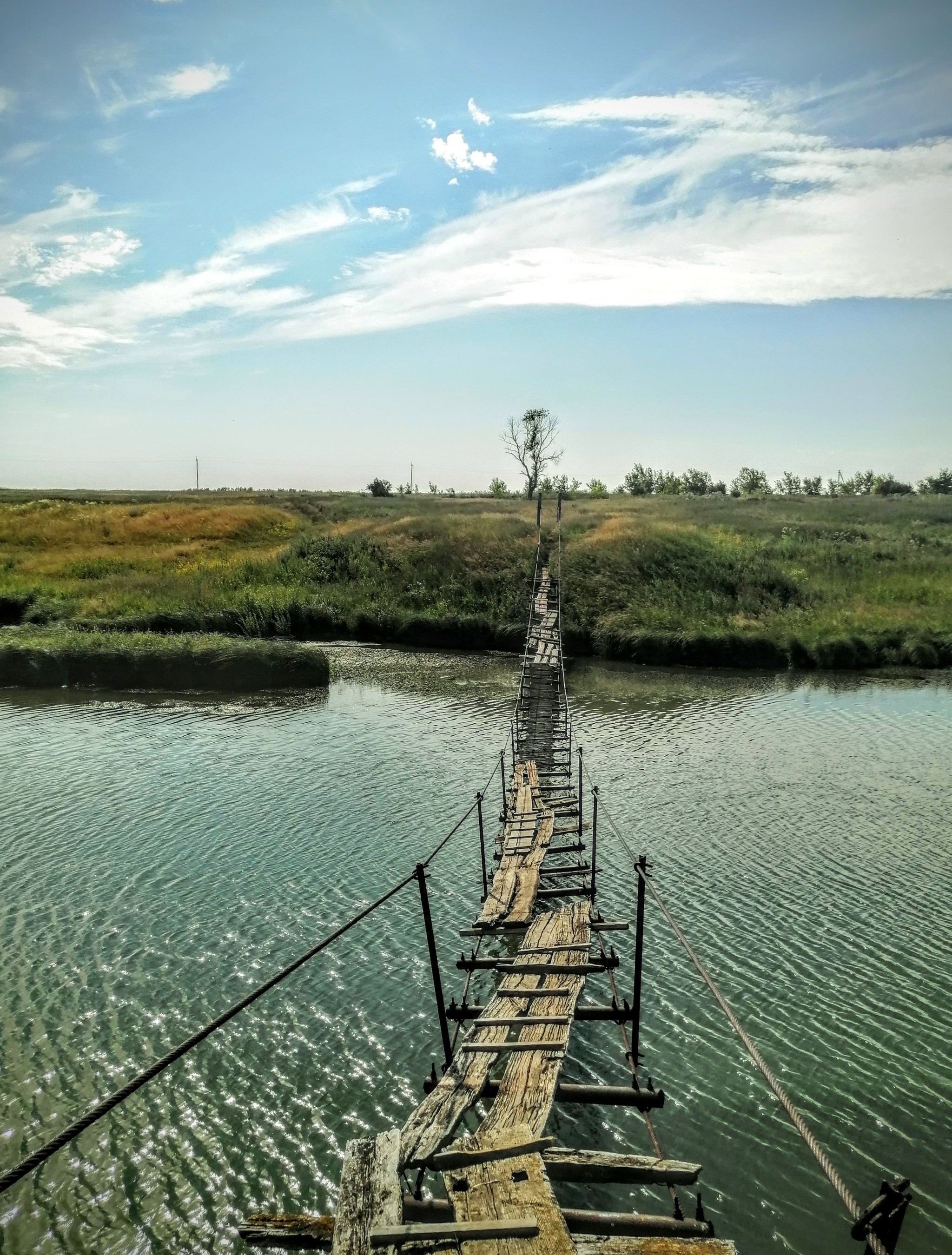 I was transported back to my childhood this weekend when I saw this bridge. - My, Bridge, The nature of Russia, Story, Childhood, The photo