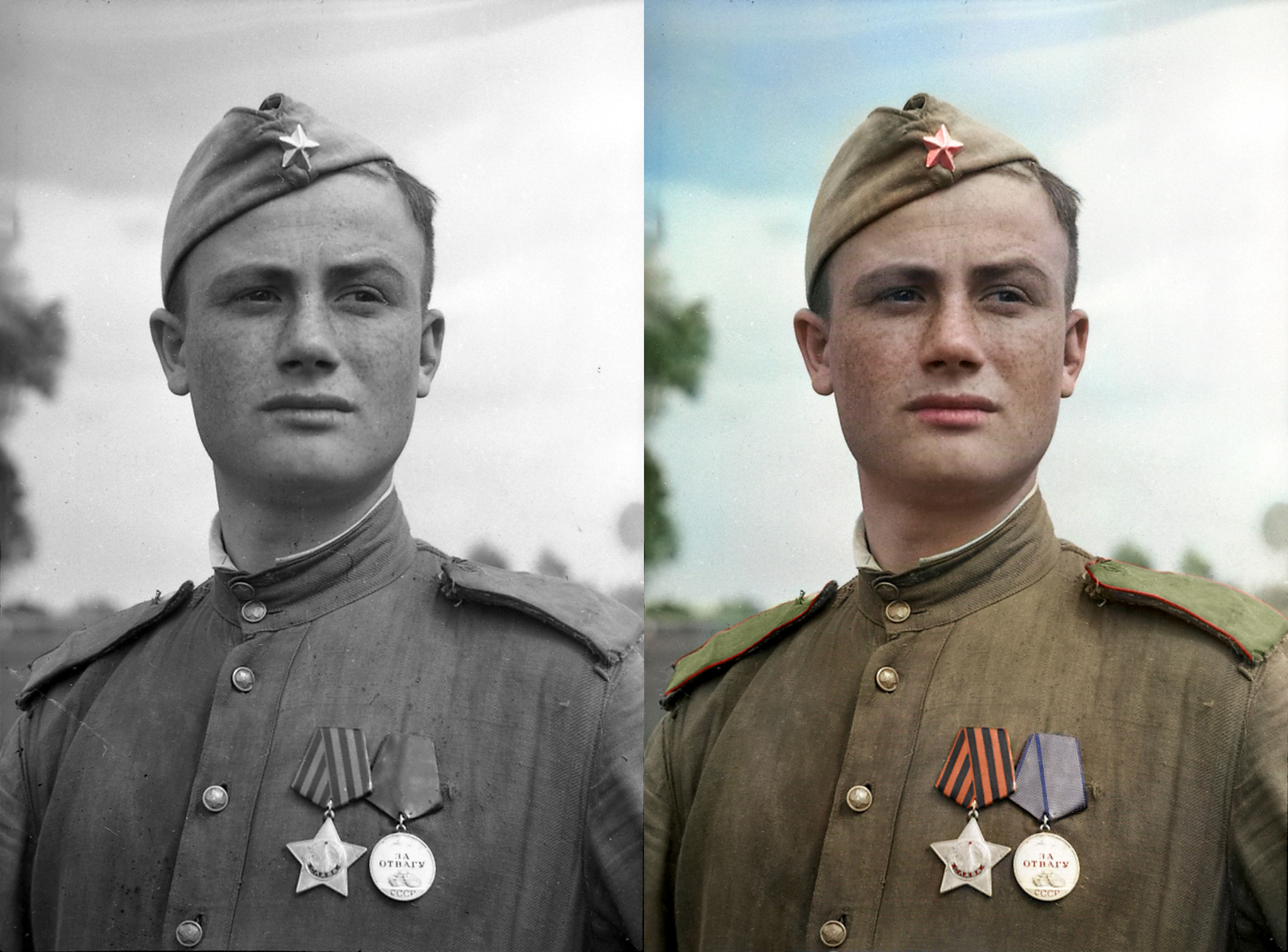 My colorization - My, Colorization, The Second World War, The Great Patriotic War, Longpost