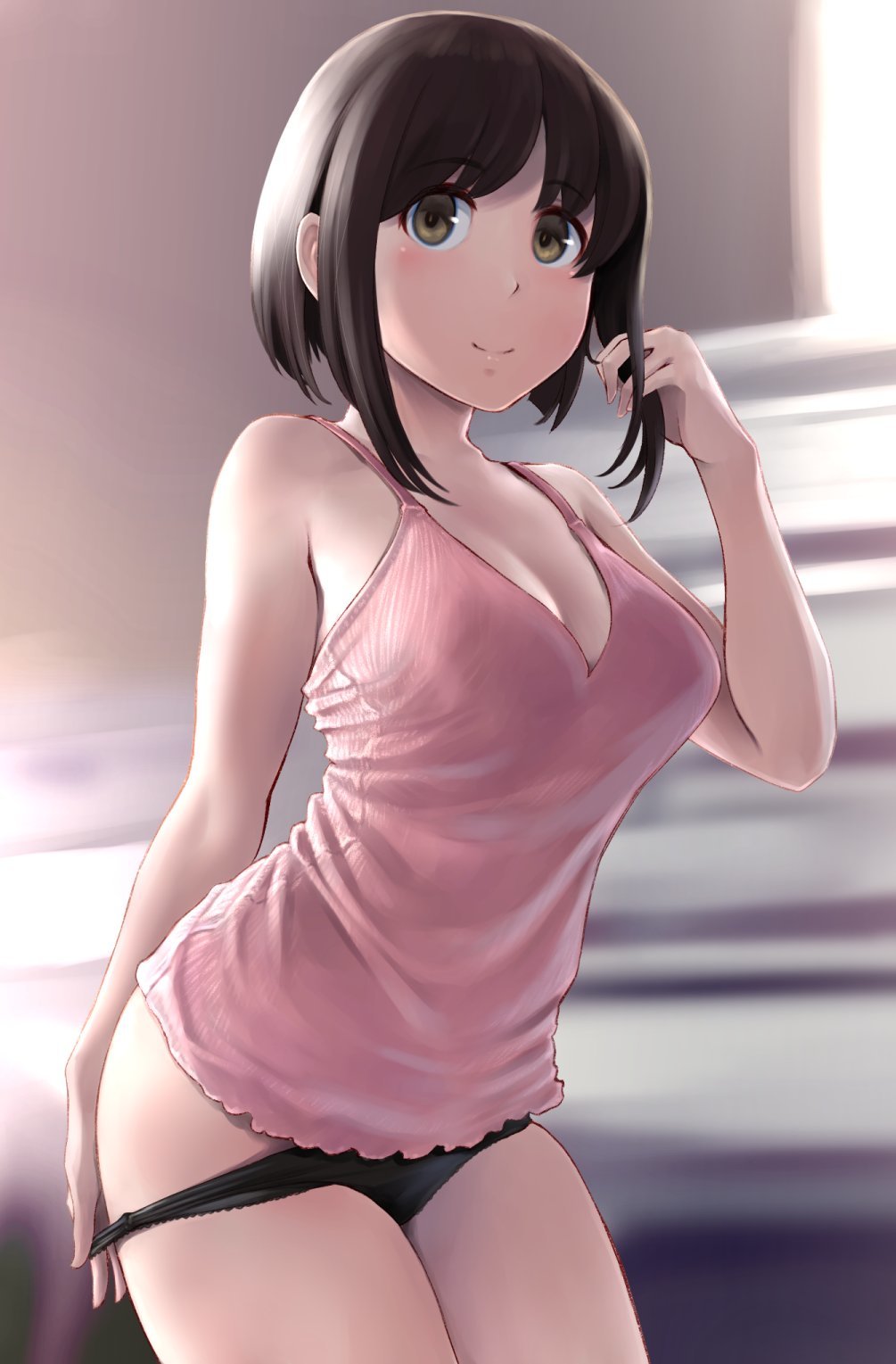 Confused - NSFW, Art, Anime art, Original character, Girls, Erotic, Underwear, Wa genryusui