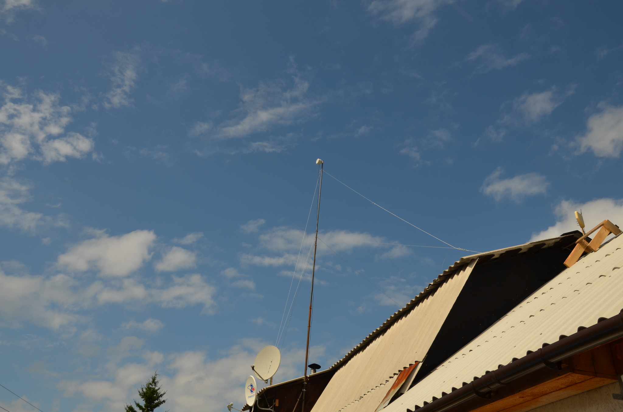 Telescopic mast for antenna in 2 hours - My, Mast, Antenna, Longpost, Needlework with process