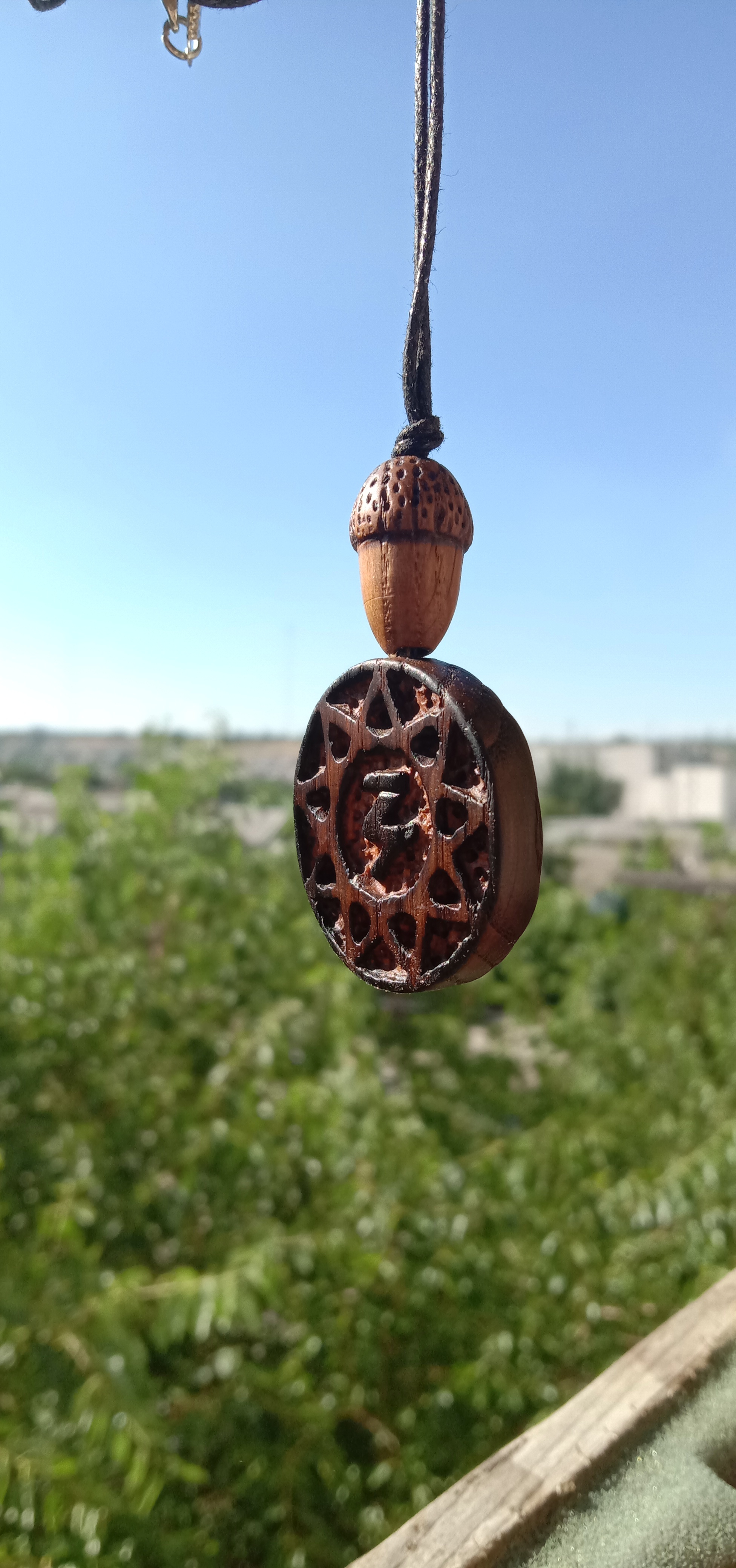 Amulet Chamber of the Eagle - My, With your own hands, Woodworking, Amulet, Longpost, Needlework with process