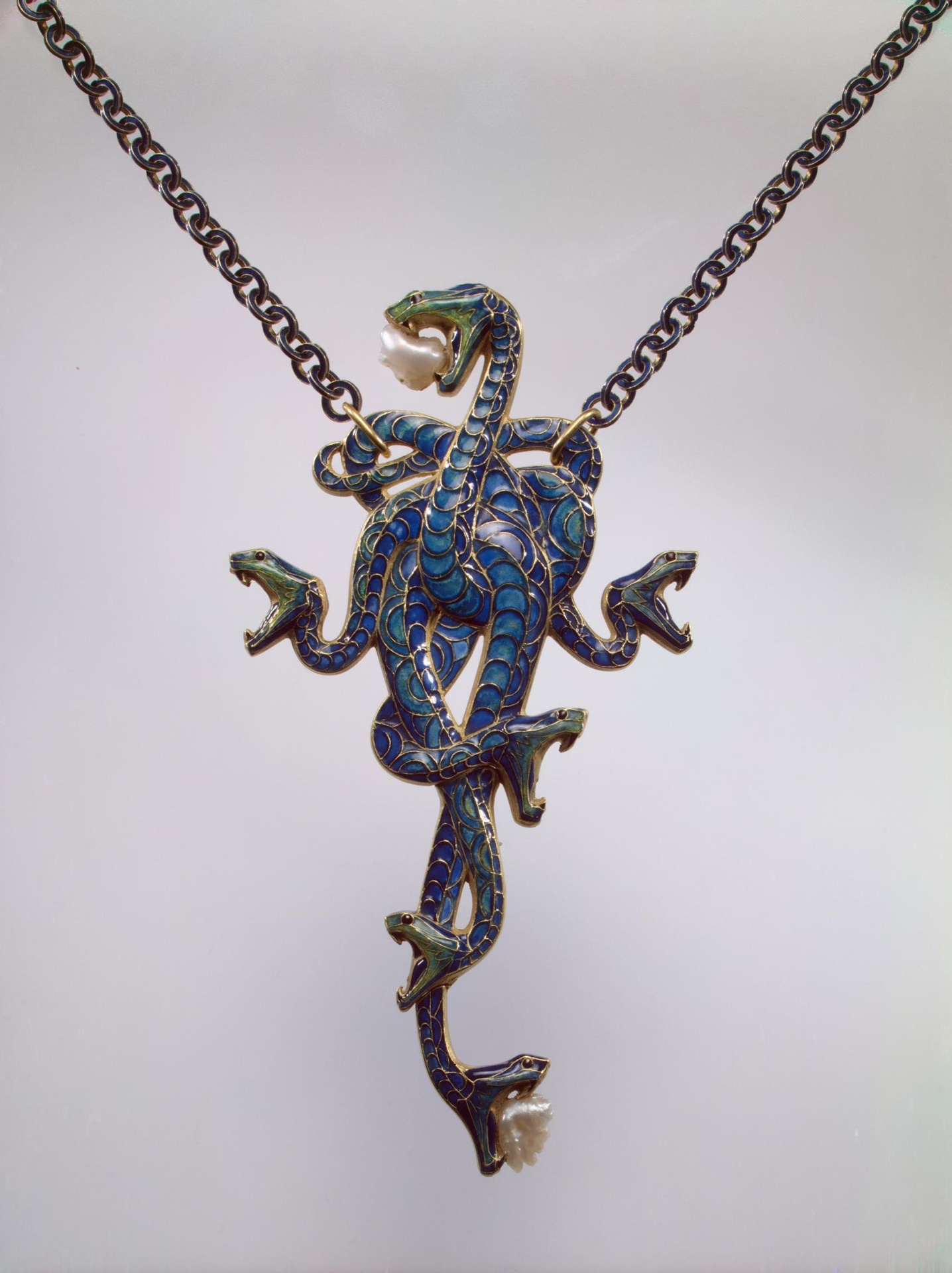 Pendant Tangle of snakes. Rene Lalique. France, 1898/1899 - Pendant, Snake, Enamel, Modern, Decoration