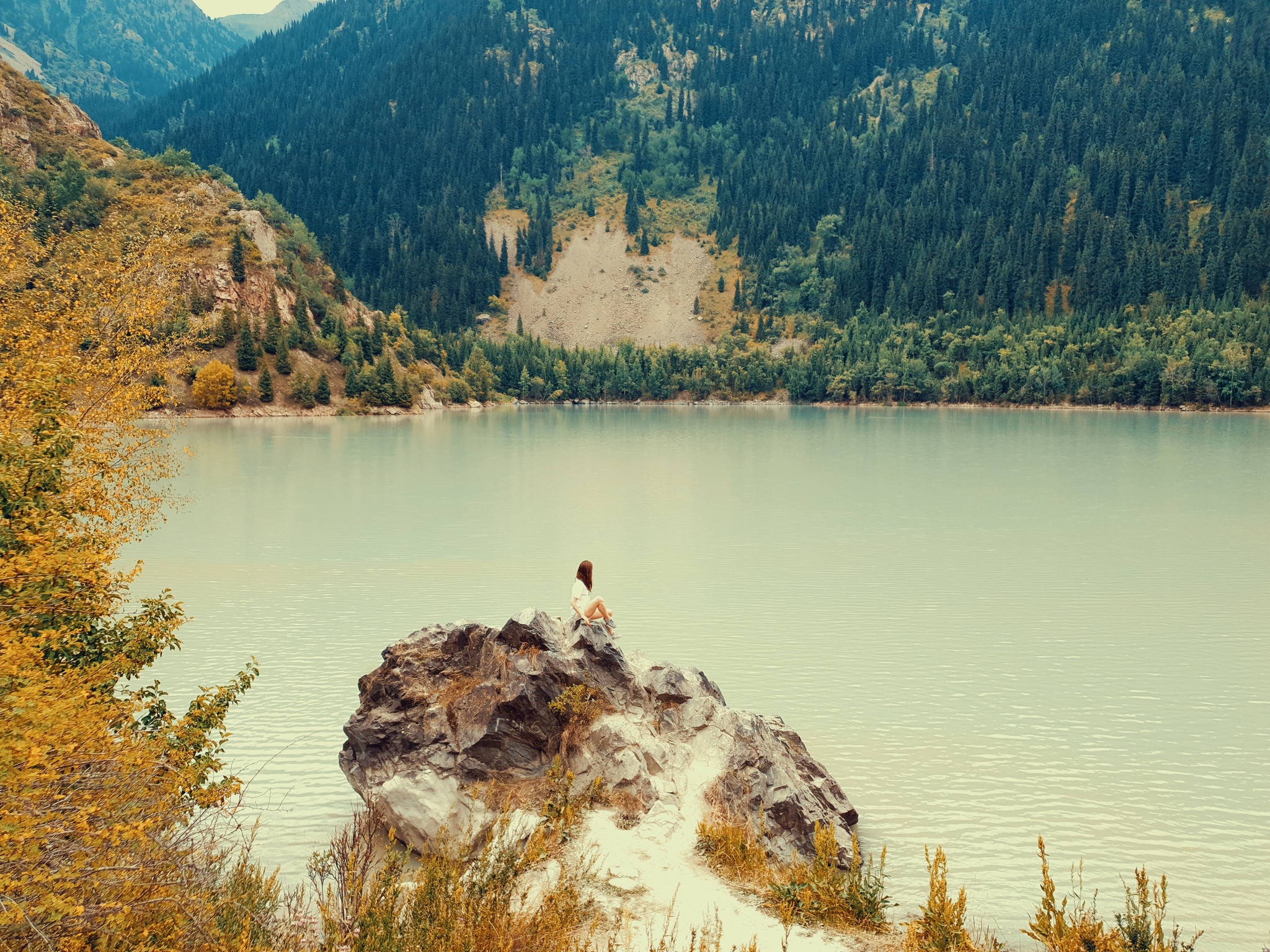 Issyk Lake - My, Issyk, Lake, Almaty Oblast, Almaty mountains, Nature, Longpost