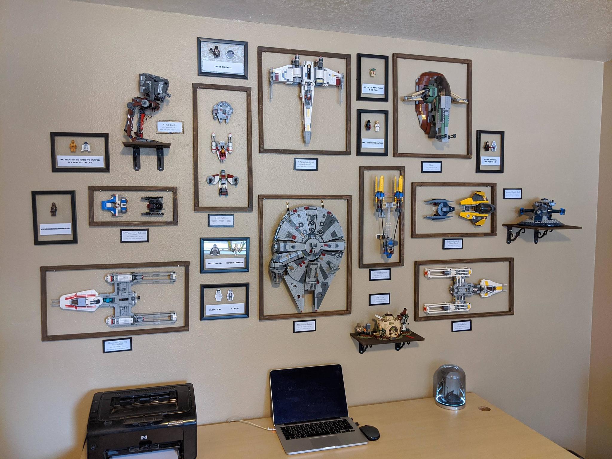 Some people collect butterflies, others collect spaceships - The photo, Constructor, Lego, Star Wars, Collection, Spaceship