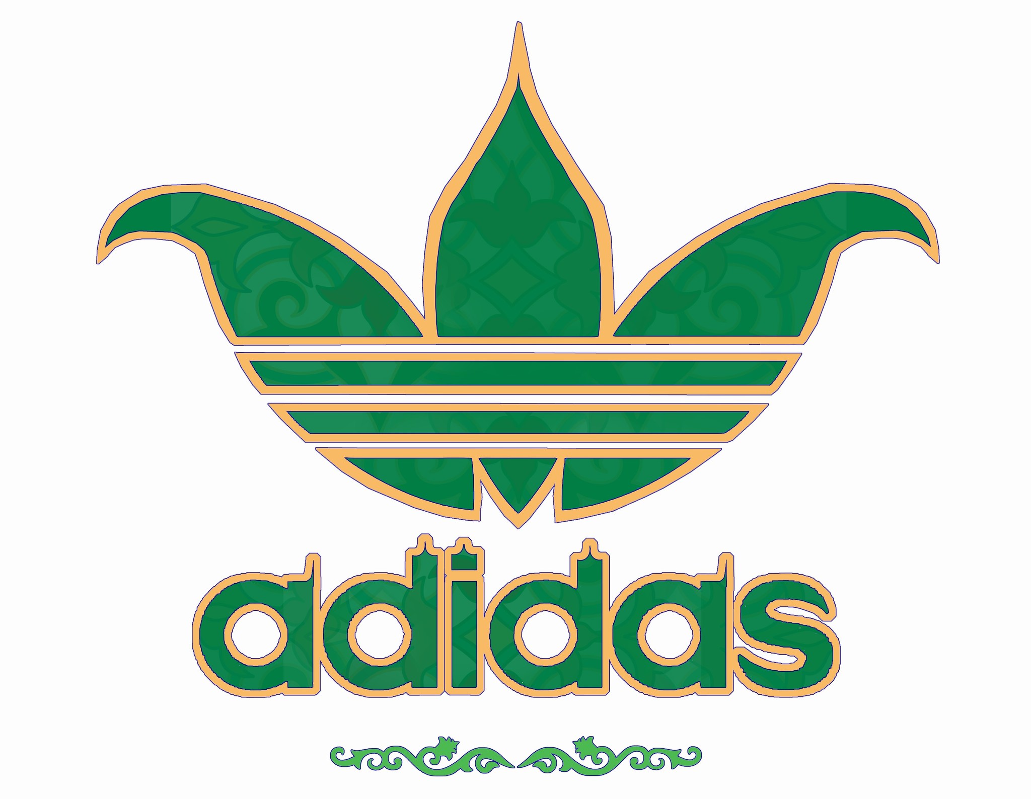 Если бы Адидас создали в Татарстане - Моё, Adidas, Photoshop, Логотип, Татарстан