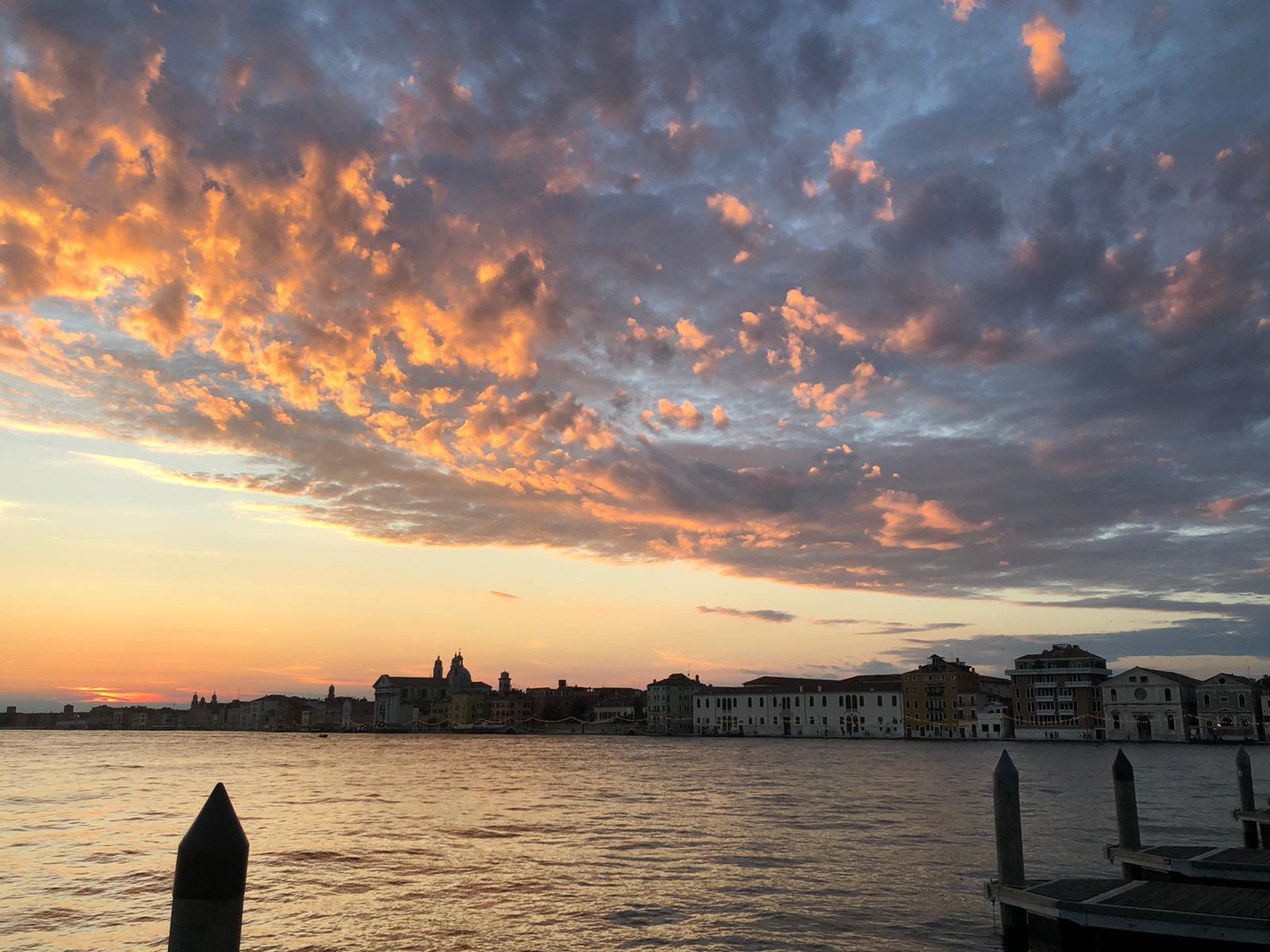 Just heaven - My, Venice, Sky, Sunset, Longpost