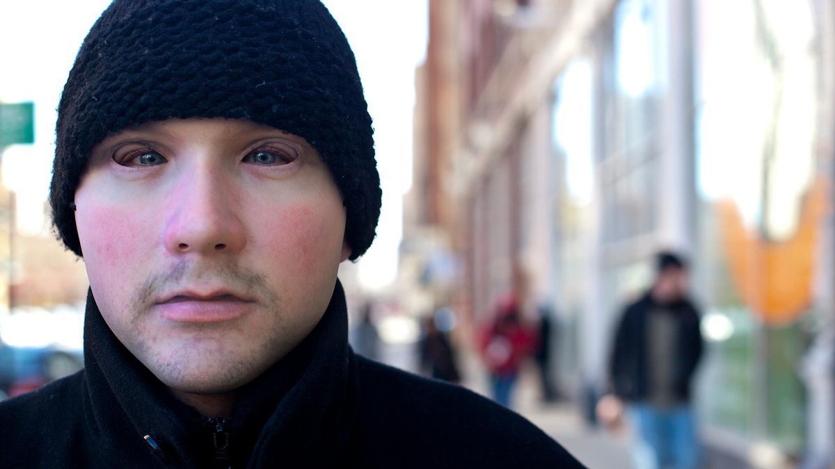 A man who wears a realistic mask to avoid being identified by surveillance cameras and facial recognition systems - Men, Mask, Disguise, USA, Face, Face recognition