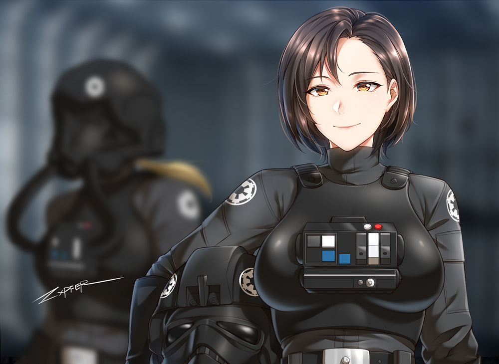 Imperial Pilot - Zxpfer, Star Wars, Art, Anime art