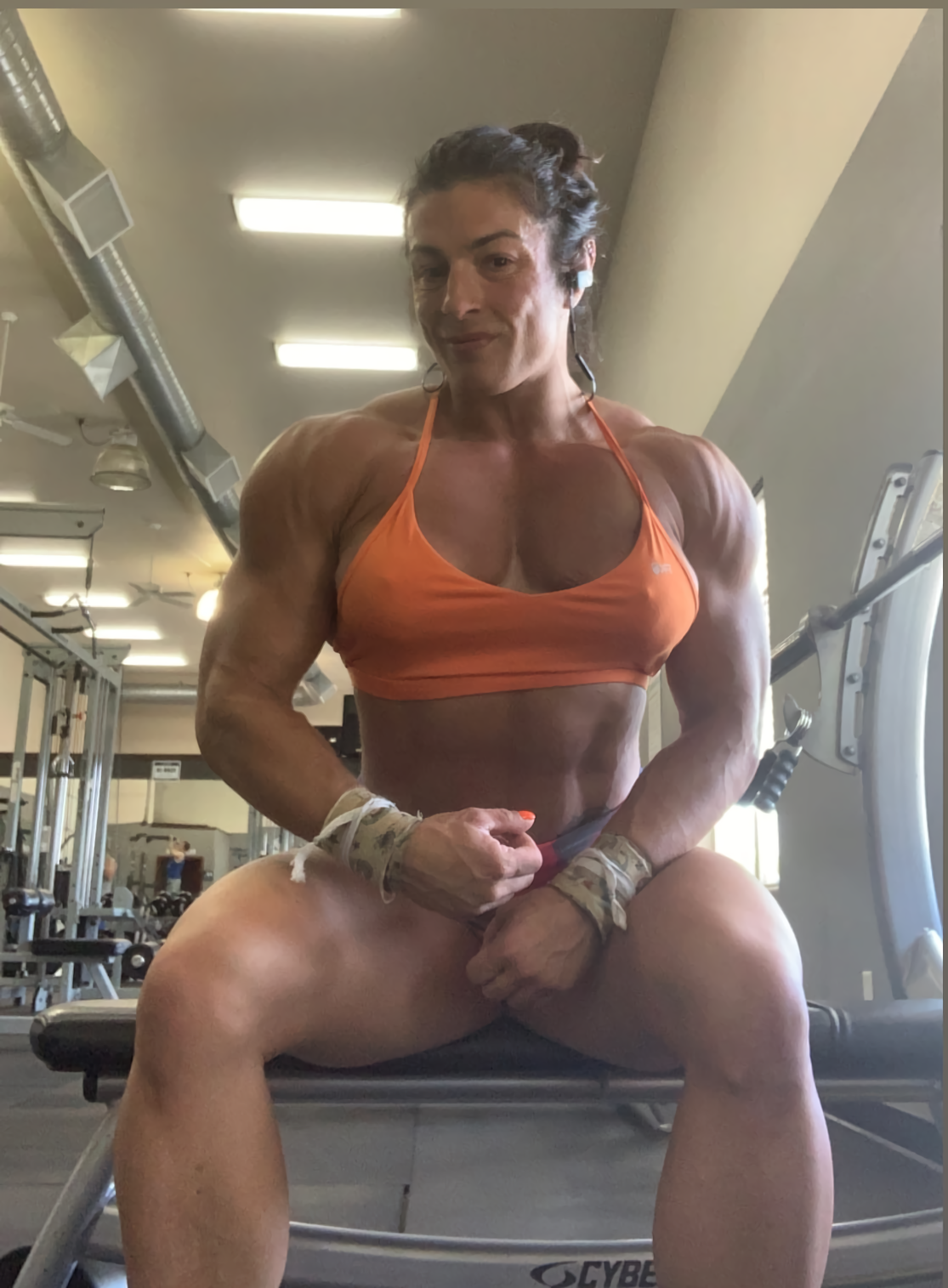 Patti Hanson (@pattiannie78) - NSFW, Strong girl, Sleep-Sleep, The photo, Girls, Body-building, Bodybuilders, MILF, Video, Longpost