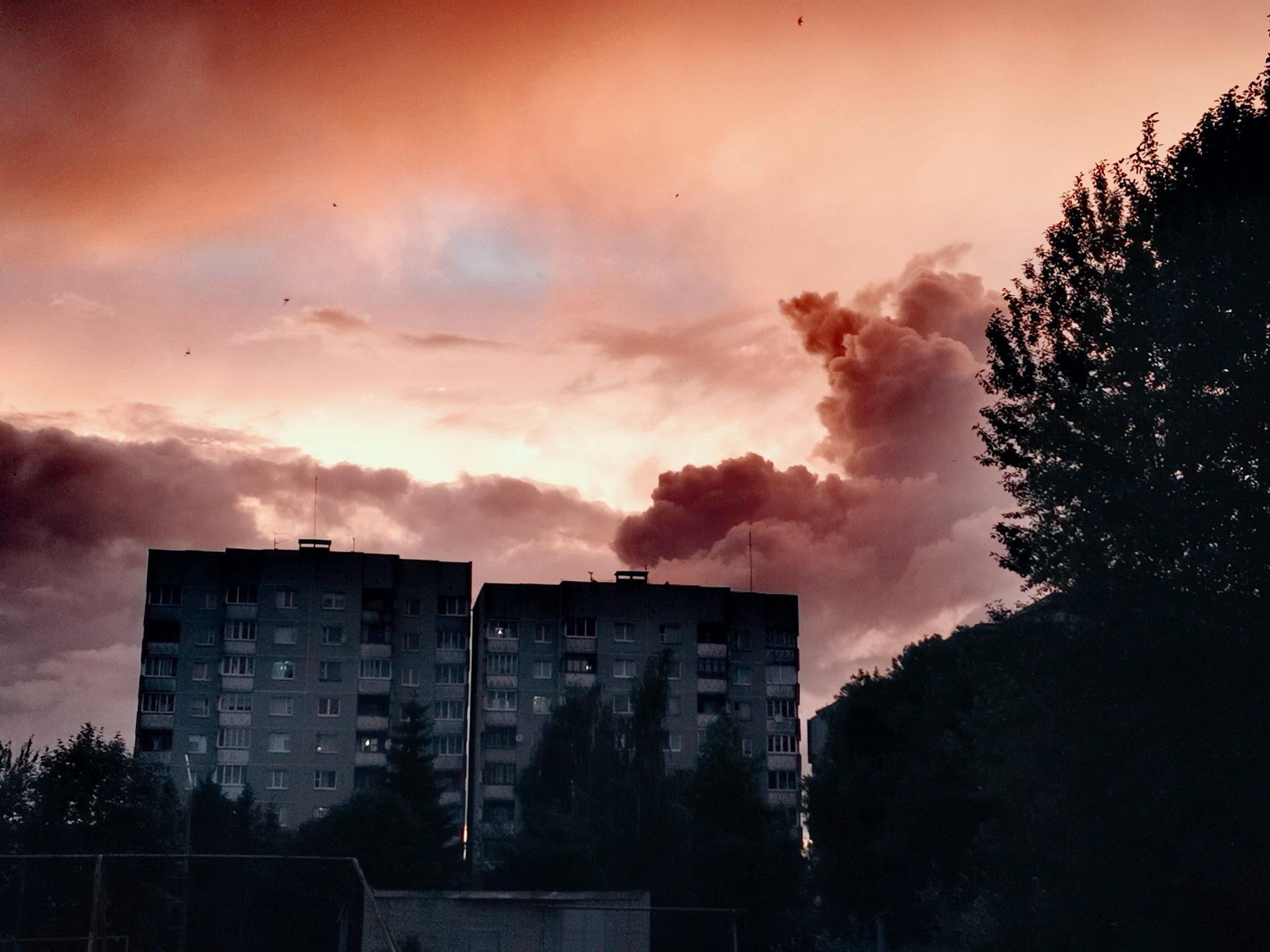 The glorious city of Slonim - Evening, The photo, Republic of Belarus, Slonim, Sunset