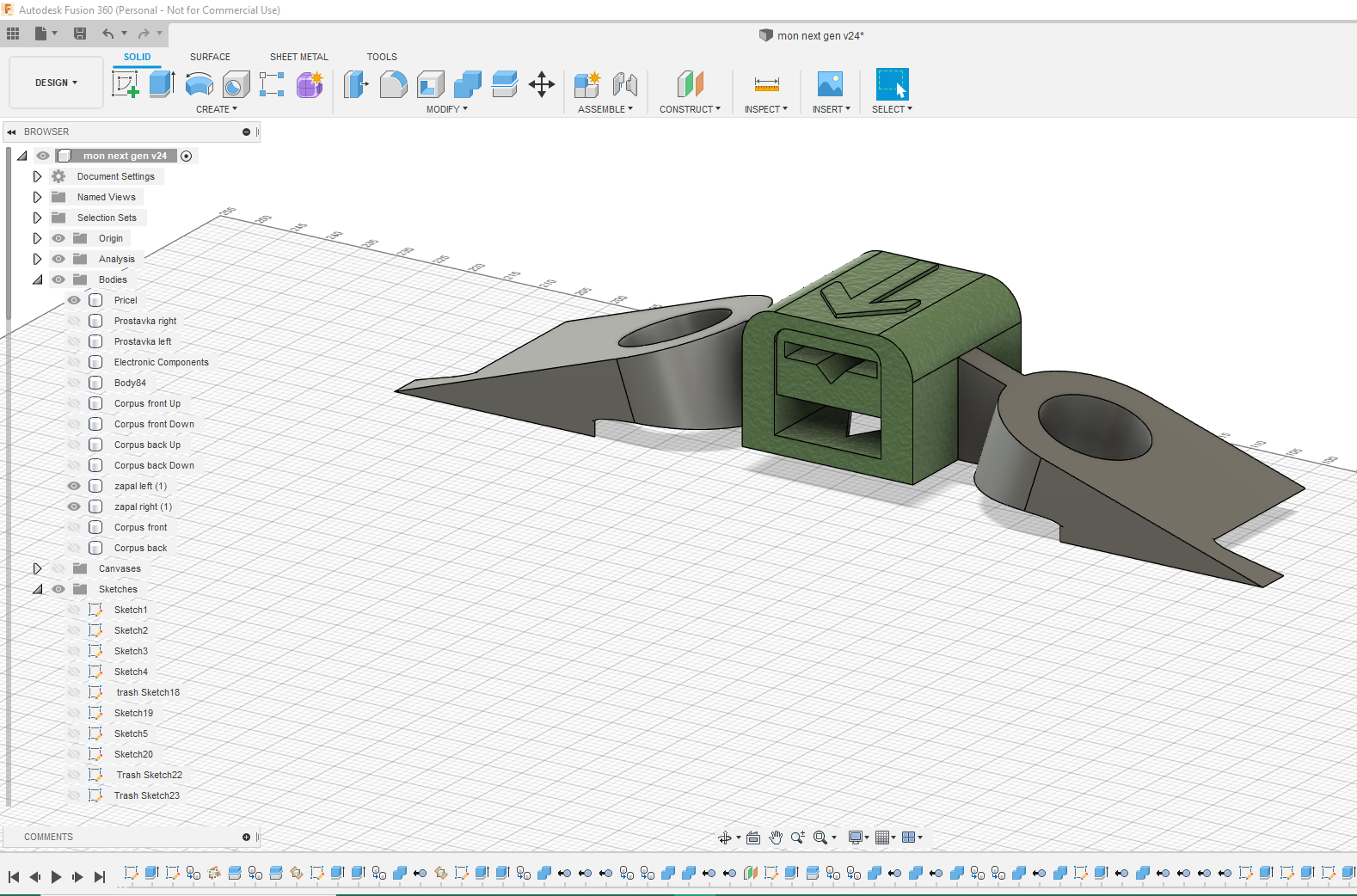 Exclusive Wi-Fi router. My version - My, Frame, Mon-50, 3D печать, 3D modeling, Longpost, Mat