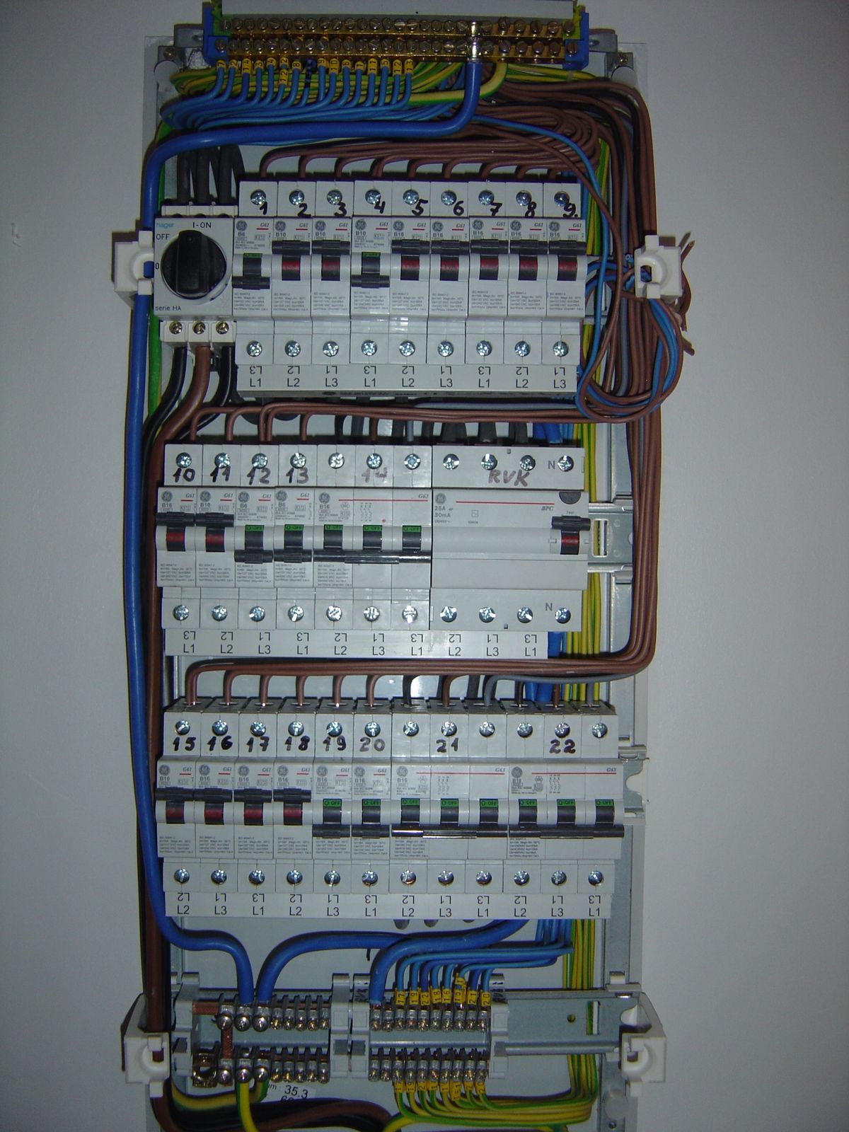 Electrical panel - My, Electricity, Electrician, Installation, Longpost