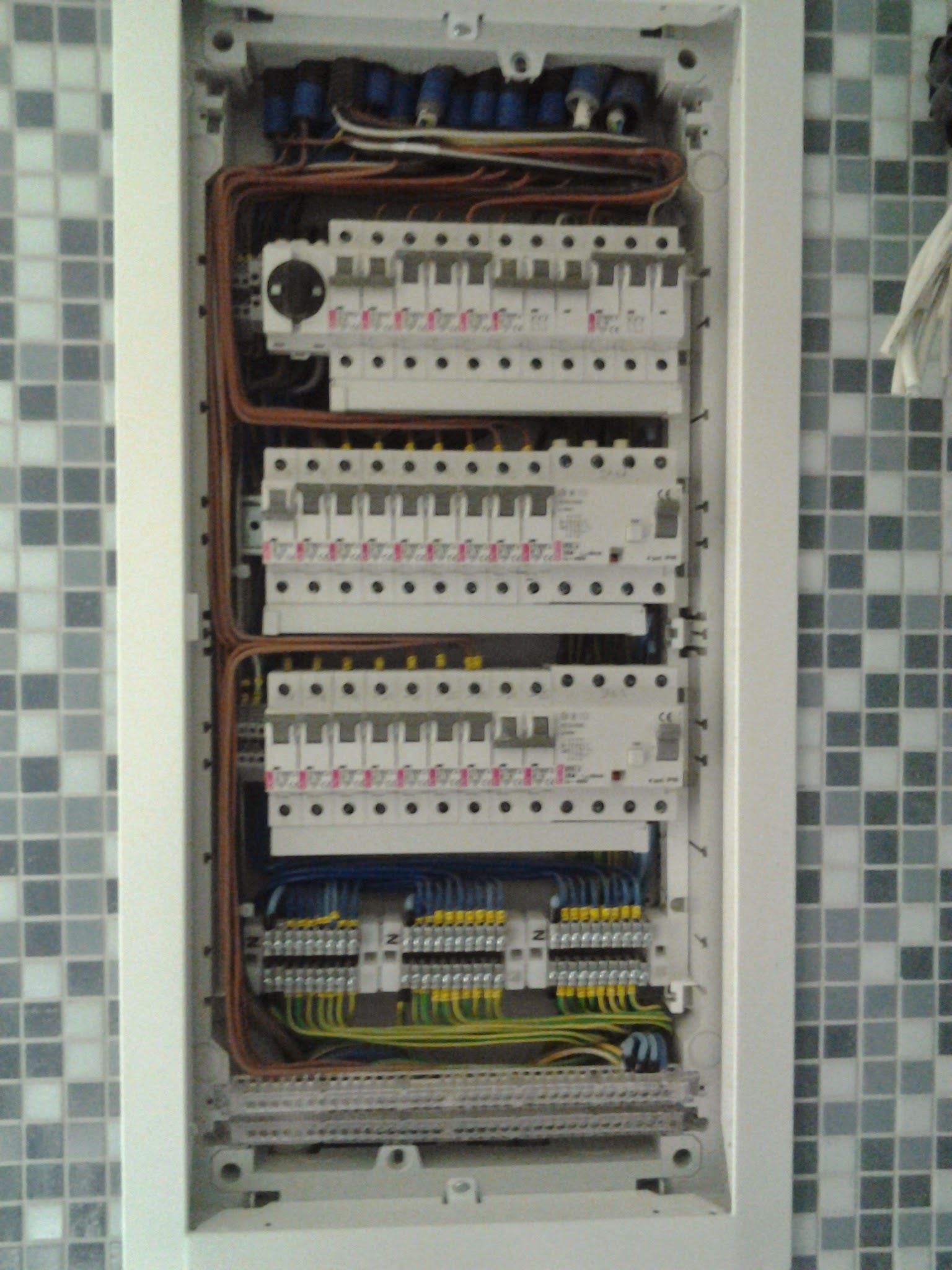 Electrical panel - My, Electricity, Electrician, Installation, Longpost