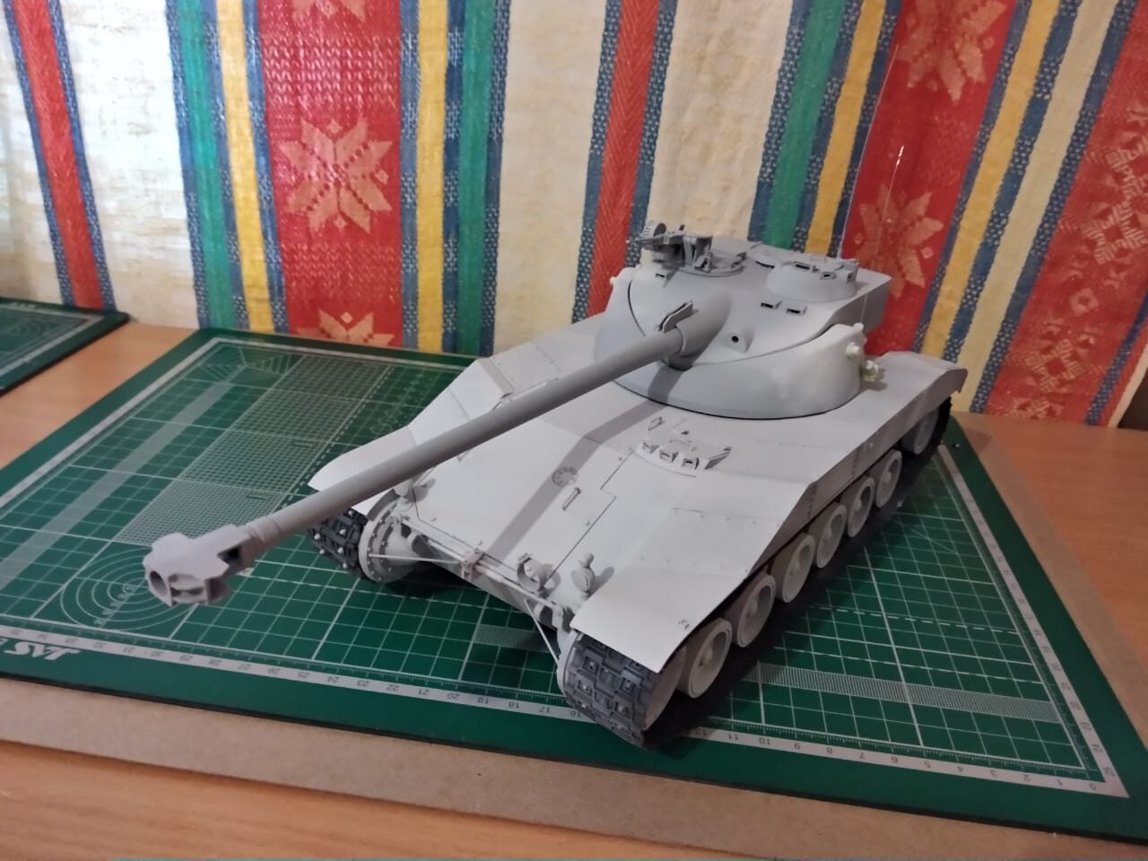 Batchatlion 25 t (3D max + printing) - My, Tanks, 3D, 3D печать, Hobby, Longpost