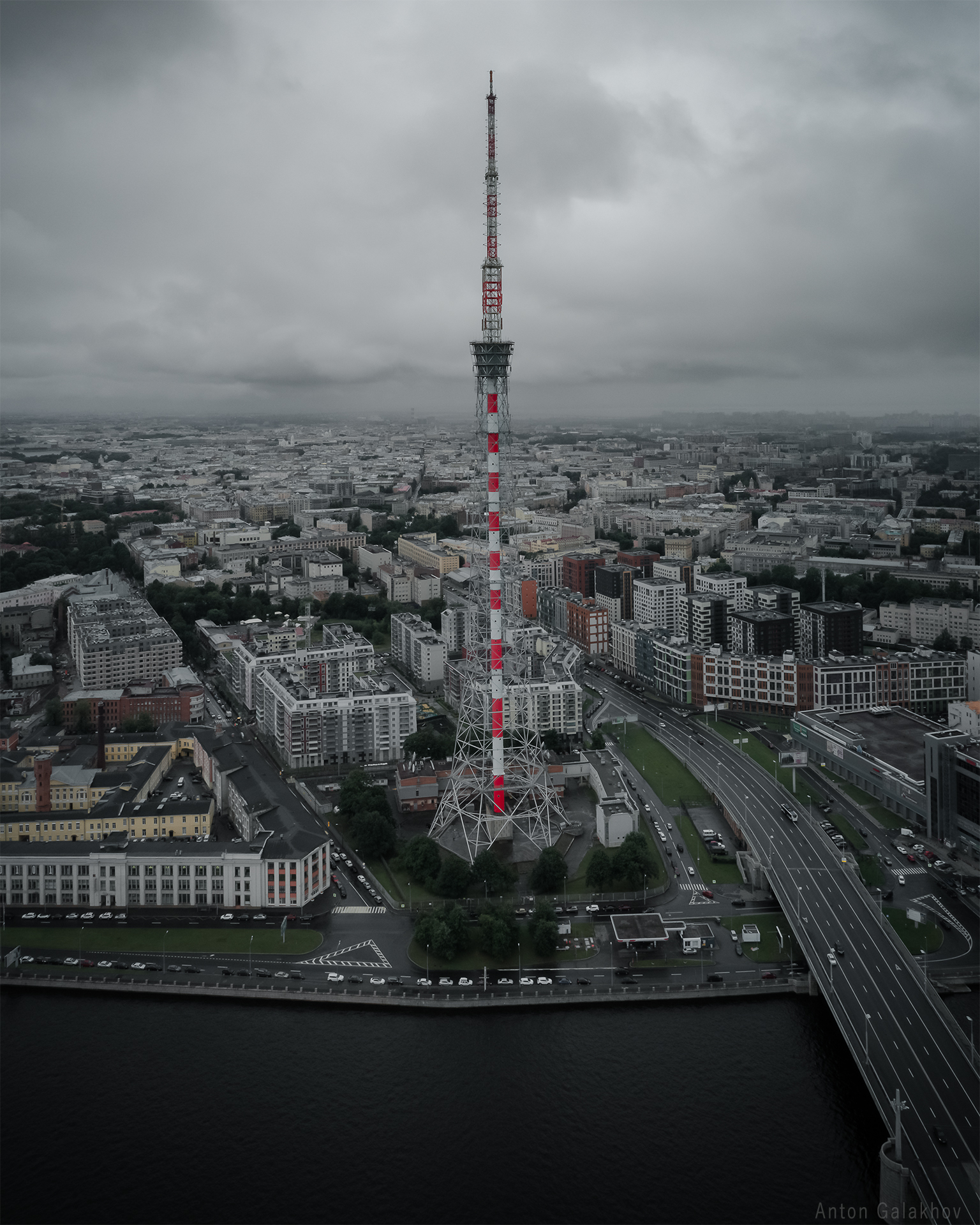 TV tower - My, Saint Petersburg, Quadcopter, The photo