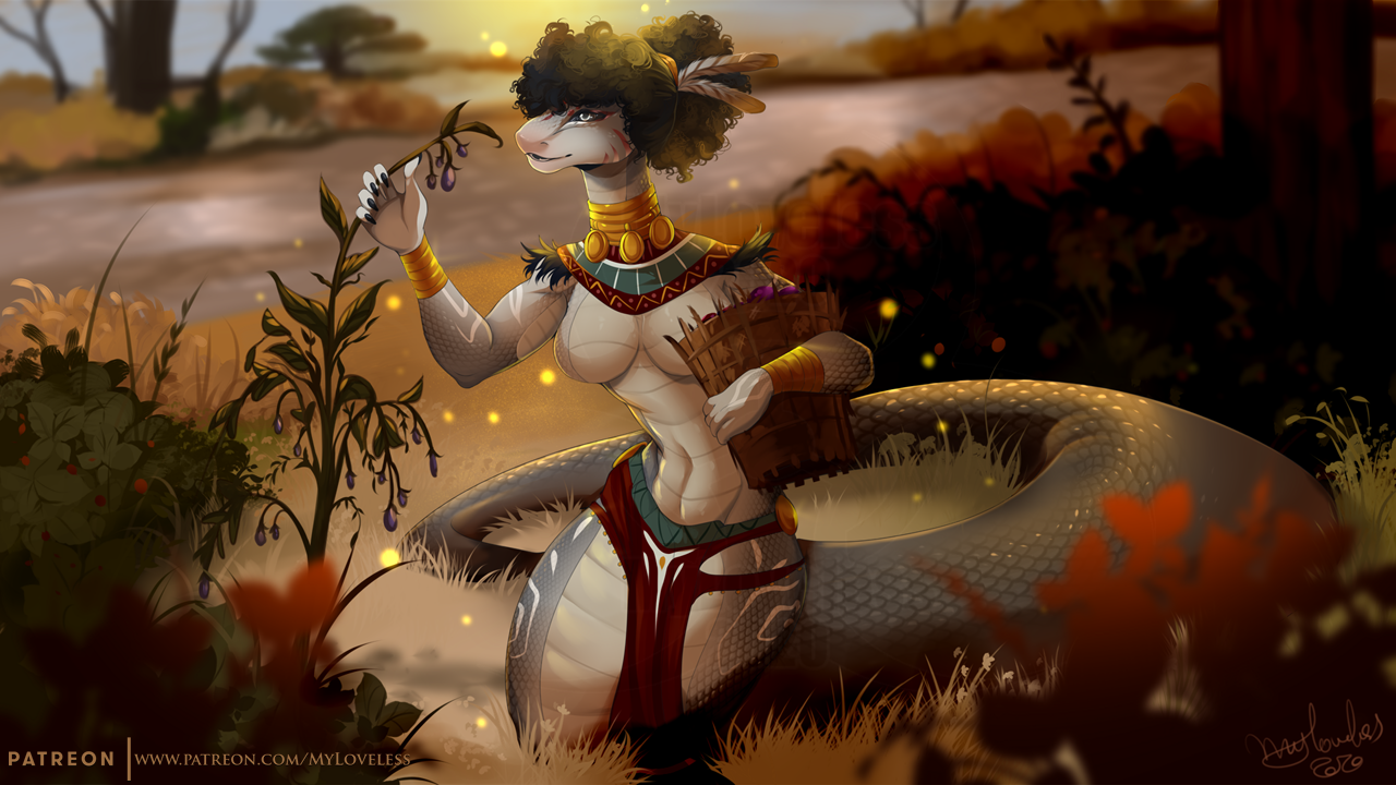 Fruitful Yield - NSFW, Furry, Anthro, Art, Furry edge, Furry scalie, Myloveless