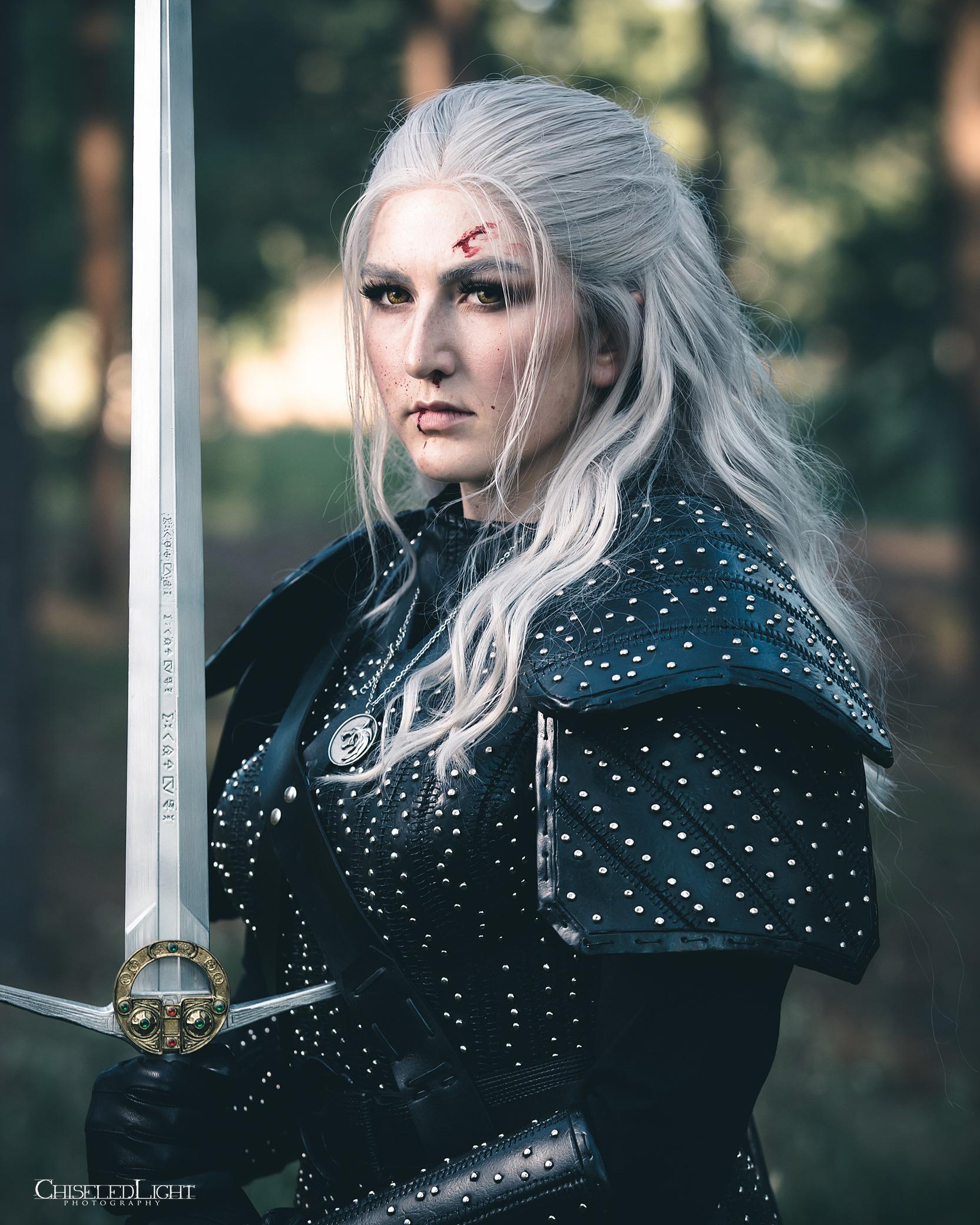 The Witcher Geralt. Female version - The photo, Girls, Cosplay, Witcher, Geralt of Rivia, Reddit