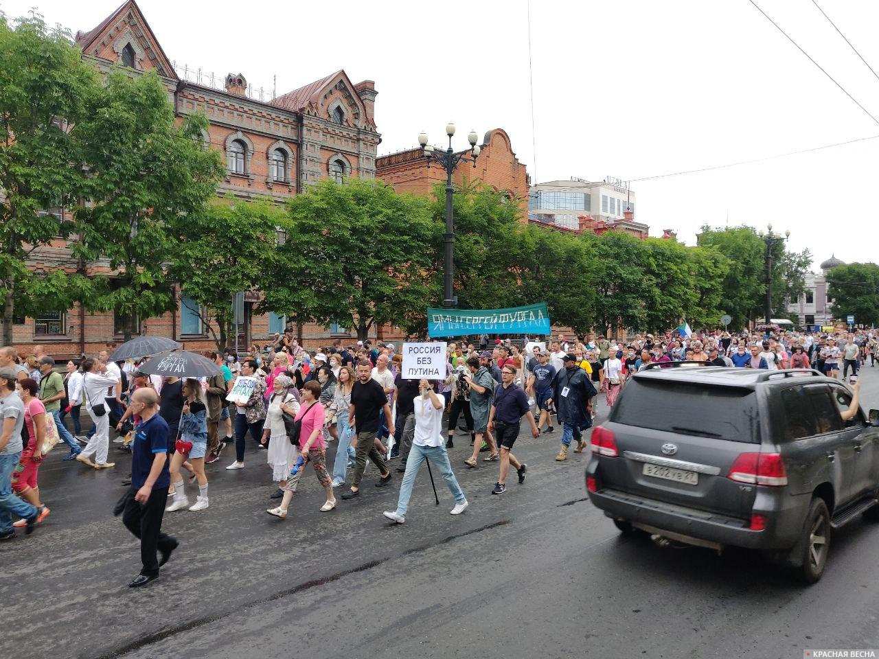 For the “Far Eastern Confederation”? Protests continued in Khabarovsk - Politics, Sergey Furgal, Khabarovsk, Rally, Reportage, Protest, Longpost