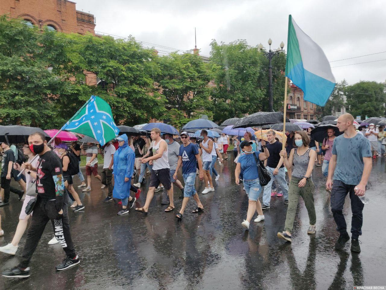 For the “Far Eastern Confederation”? Protests continued in Khabarovsk - Politics, Sergey Furgal, Khabarovsk, Rally, Reportage, Protest, Longpost