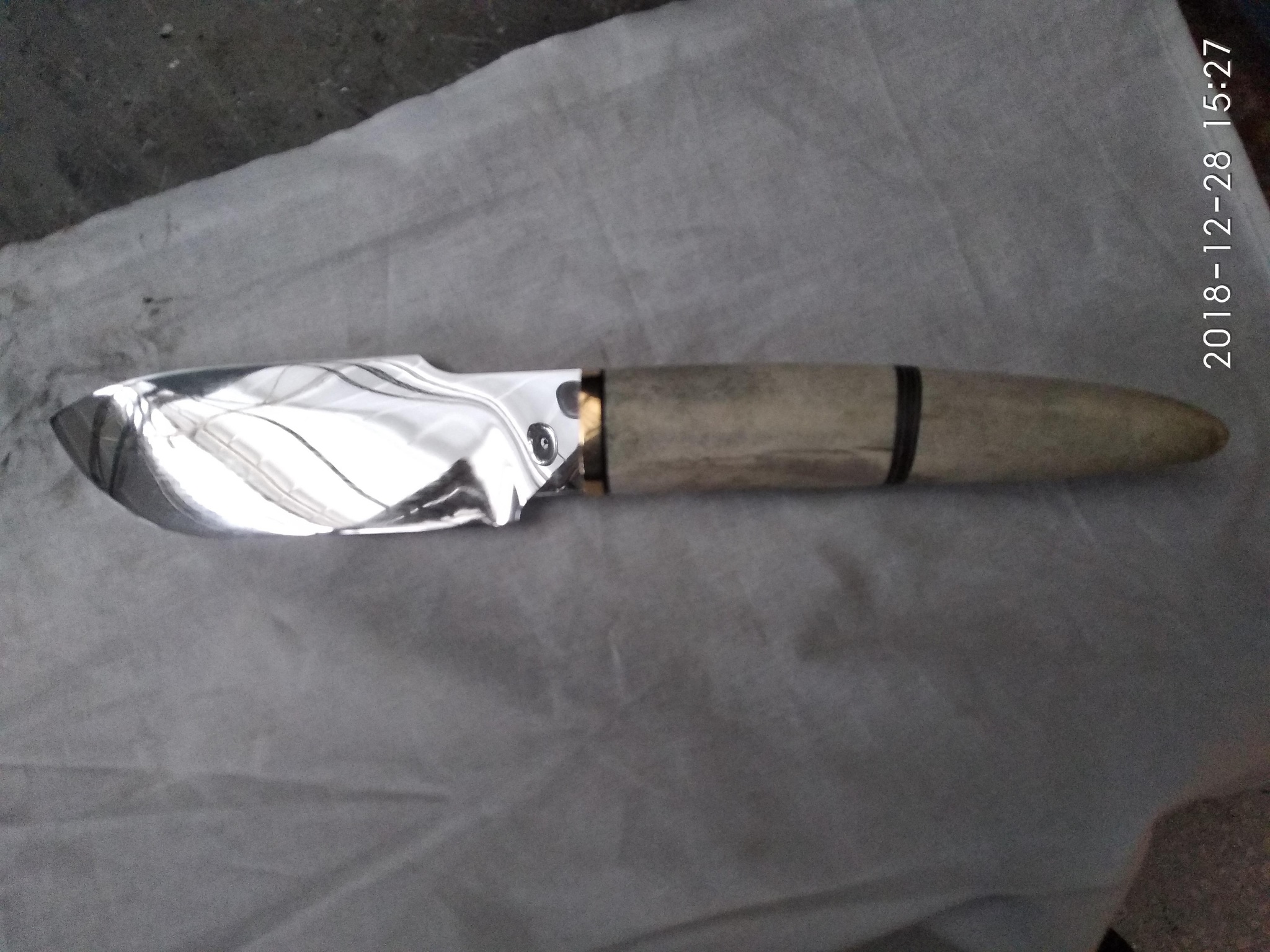 I tried to make a knife. Liked. Now I've put this thing on stream - My, Knife, Etching, Longpost, Manufacturing