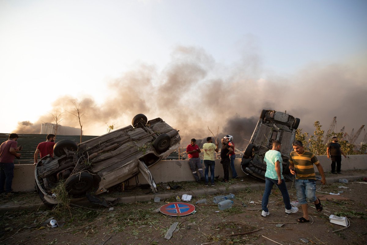 Post to explosion in Beirut - Explosion, Destruction, Video, Longpost, Lebanon, Beirut, A wave of posts, Negative, Explosions in the port of Beirut