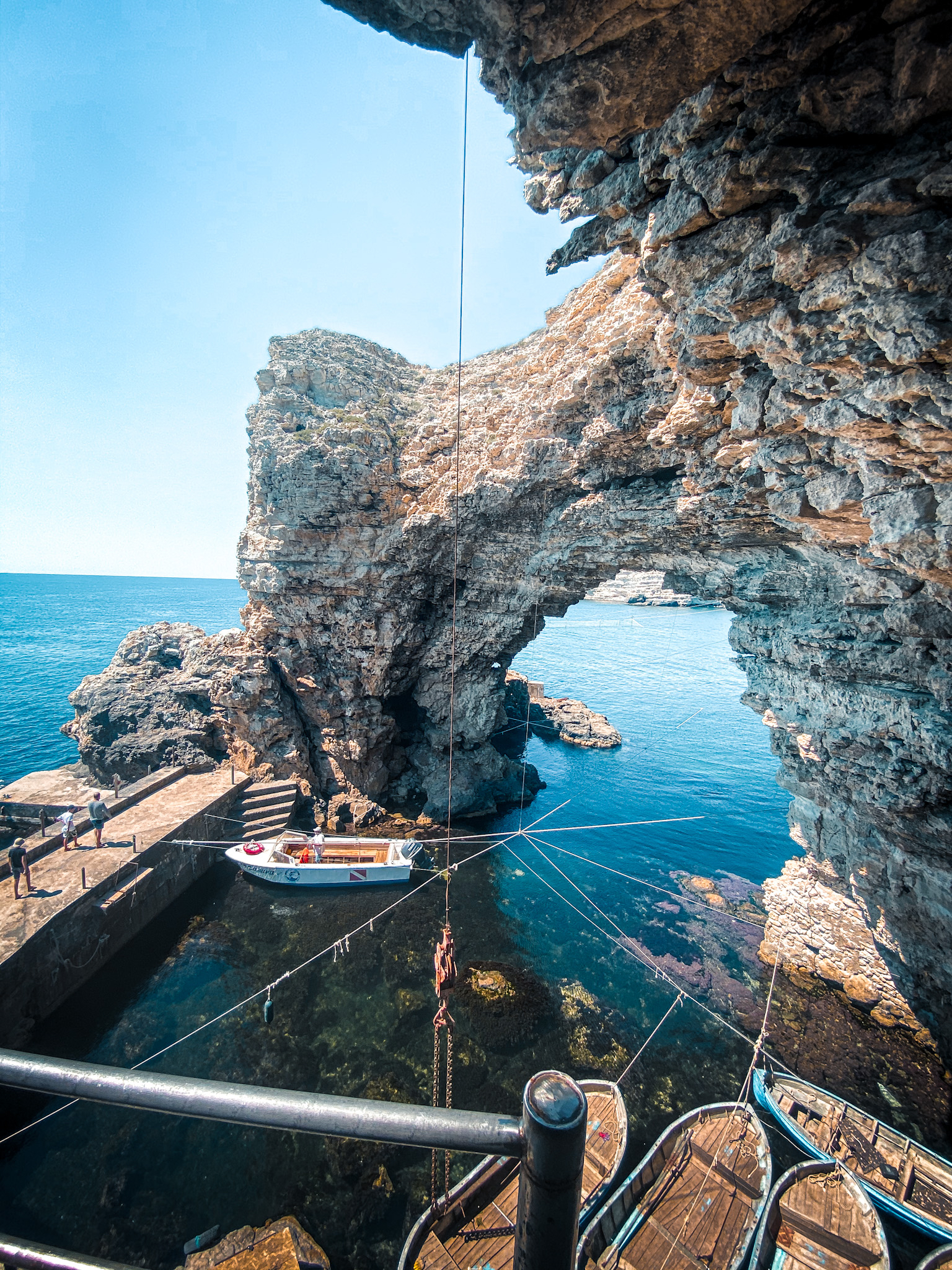 Fishing camp (Bolshoy Atlesh) - My, Crimea, Tarkhankut, Nature, Sea, Black Sea, Mobile photography, The photo