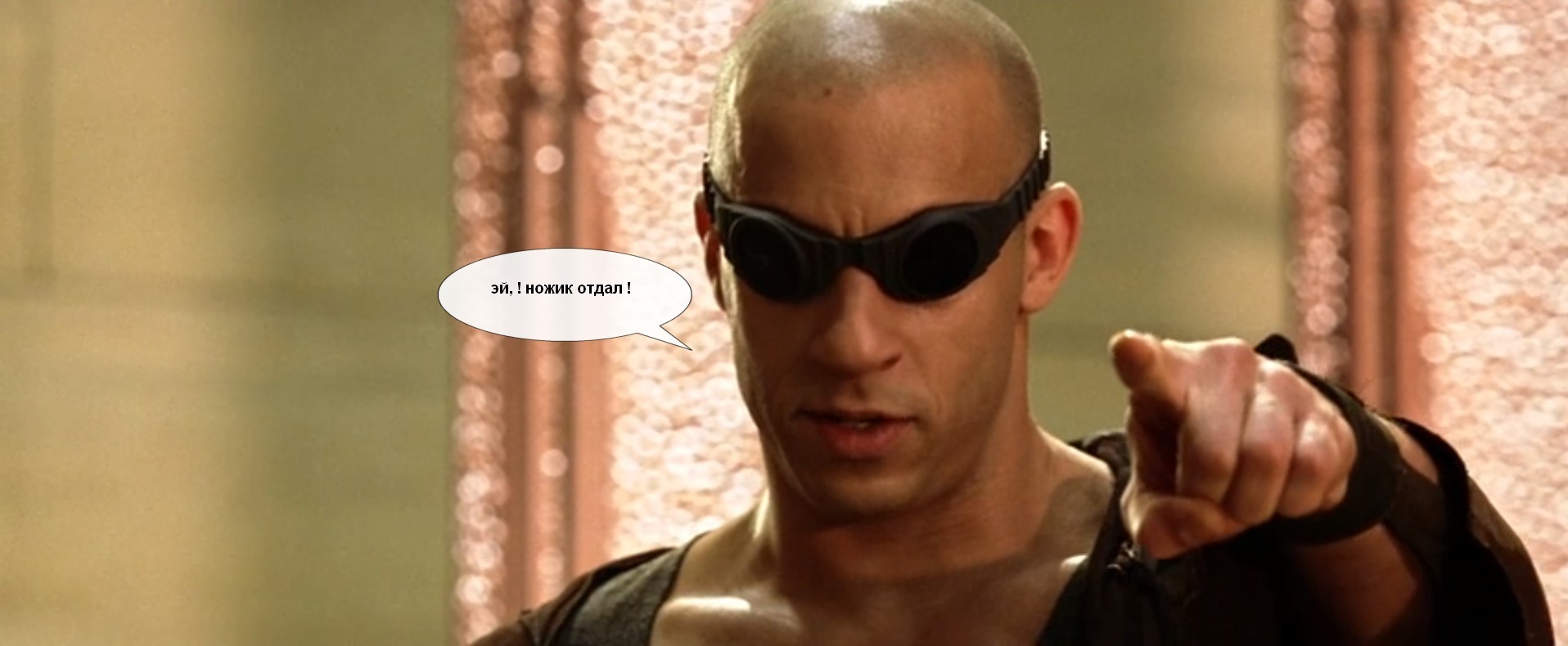 Shock! Incident on Helion Prime! - My, Humor, The Chronicles of Riddick, Riddick, Vin Diesel, Black lives matter, Black people, Longpost