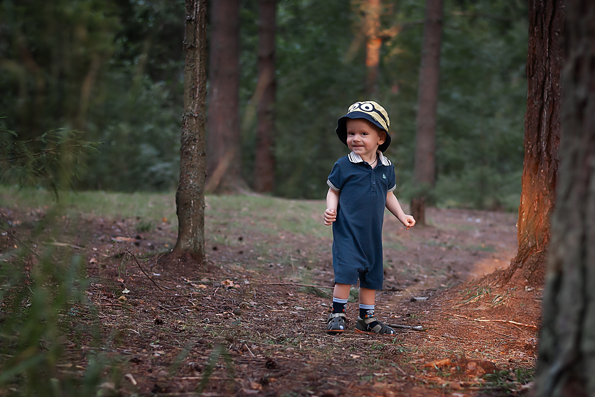 Children's photo shoot in the forest)) - My, Children, The photo, Nikon d3000, Longpost