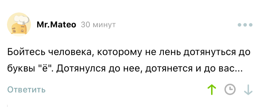 Так мог бы сказать Заратустра - Скриншот, Буква ё, Мудрость, Чувство юмора, Комментарии на Пикабу