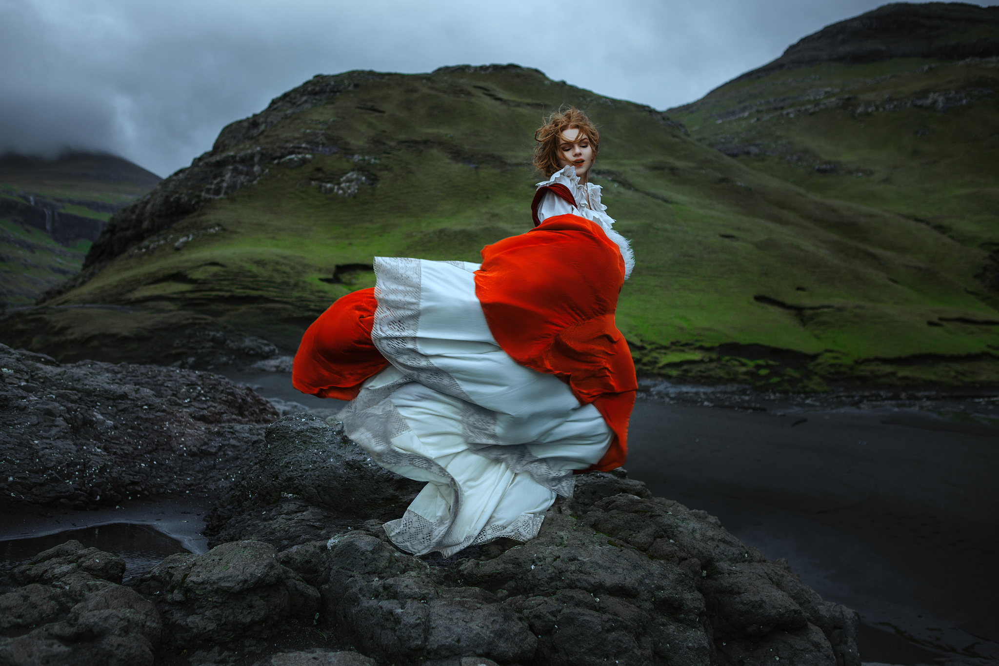 Photo session at the end of the world. Art shooting in the Faroe Islands - My, Faroe islands, PHOTOSESSION, Art, Photographer, Travels, Loneliness, Story, Longpost