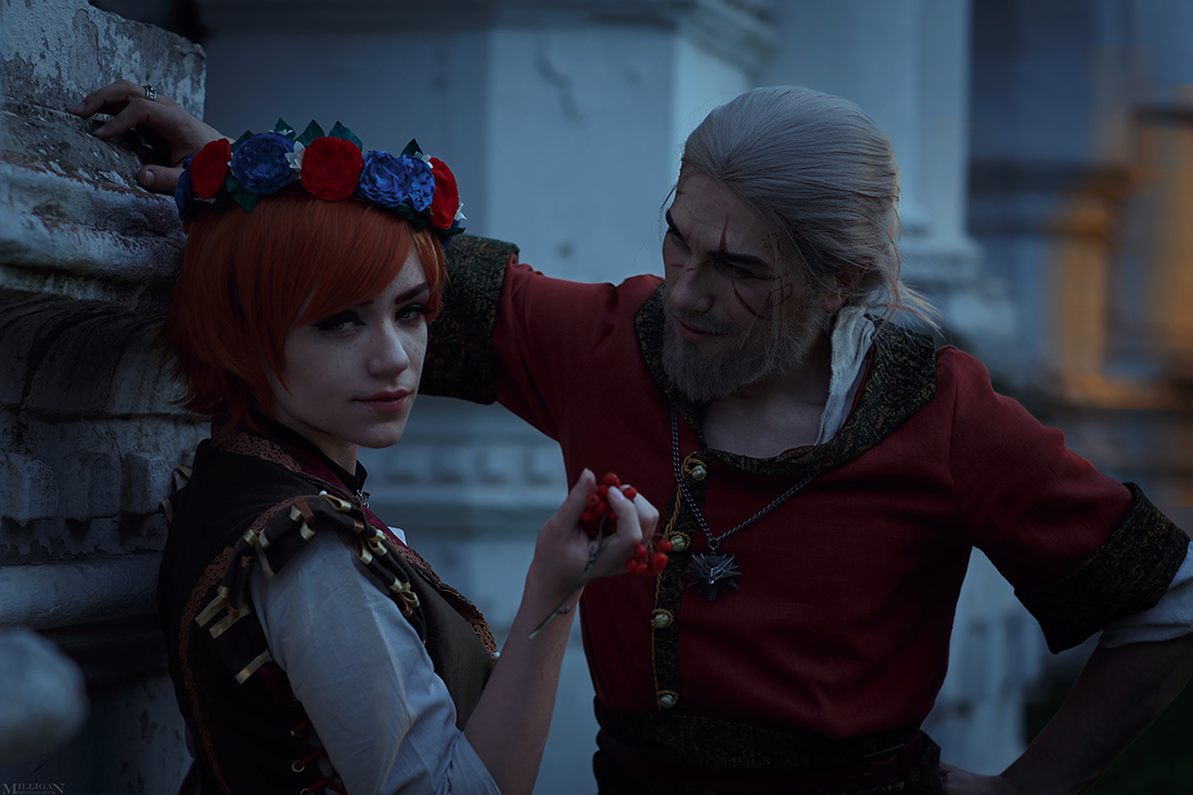 Shani and Witold (Geralt) | Hearts of Stone | Cosplay - My, Witcher, The Witcher 3: Wild Hunt, Shani, Geralt of Rivia, Cosplay, The Witcher 3: Hearts of Stone, Fantasy, Longpost