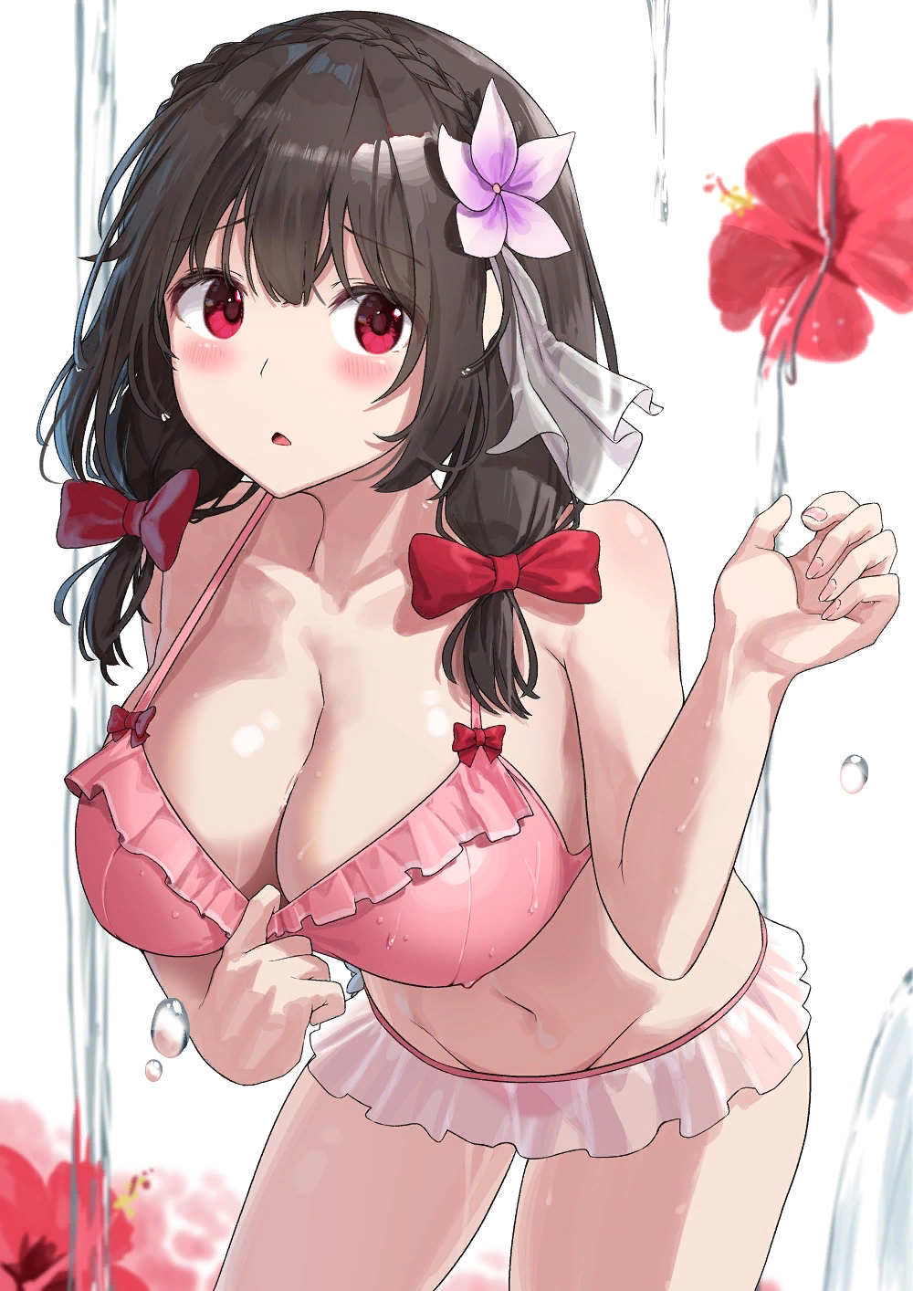 Summer Yunyun - NSFW, Konosuba, Yunyun, Anime art, Anime, Swimsuit