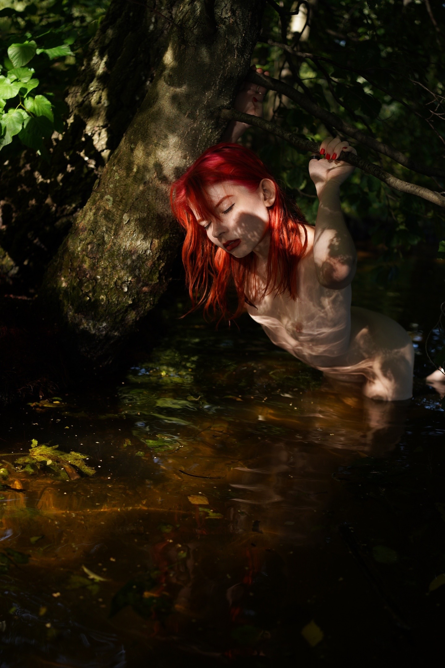 Mermaid - NSFW, My, Professional shooting, Erotic, Water, Longpost