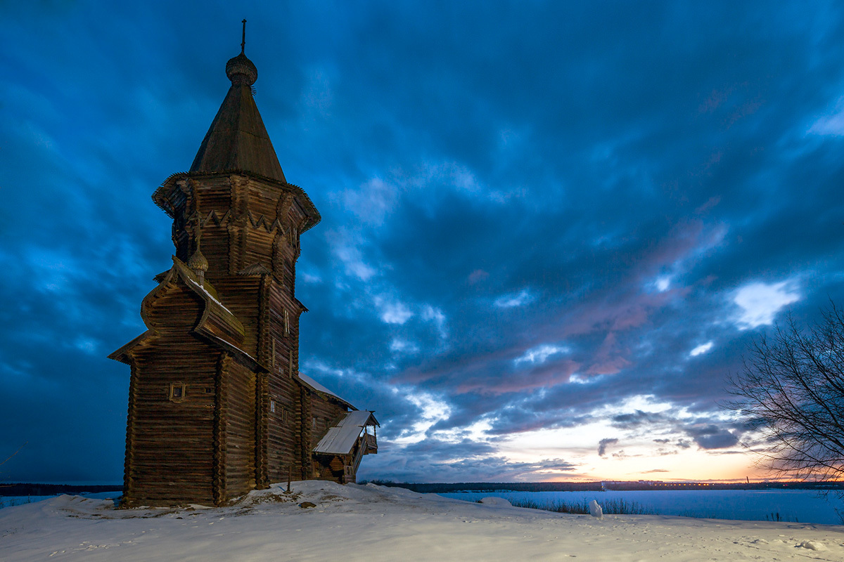 Sad anniversary - Карелия, Church of the Assumption, Fire, Kondopoga, Negative