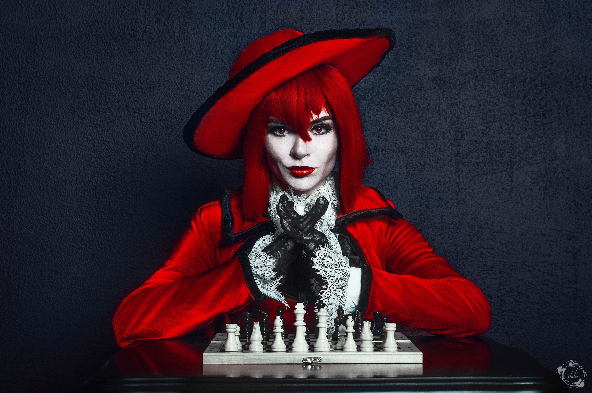 Madam Red - My, Anime, Cosplay, Kuroshitsuji, Chess, The photo, PHOTOSESSION, Longpost