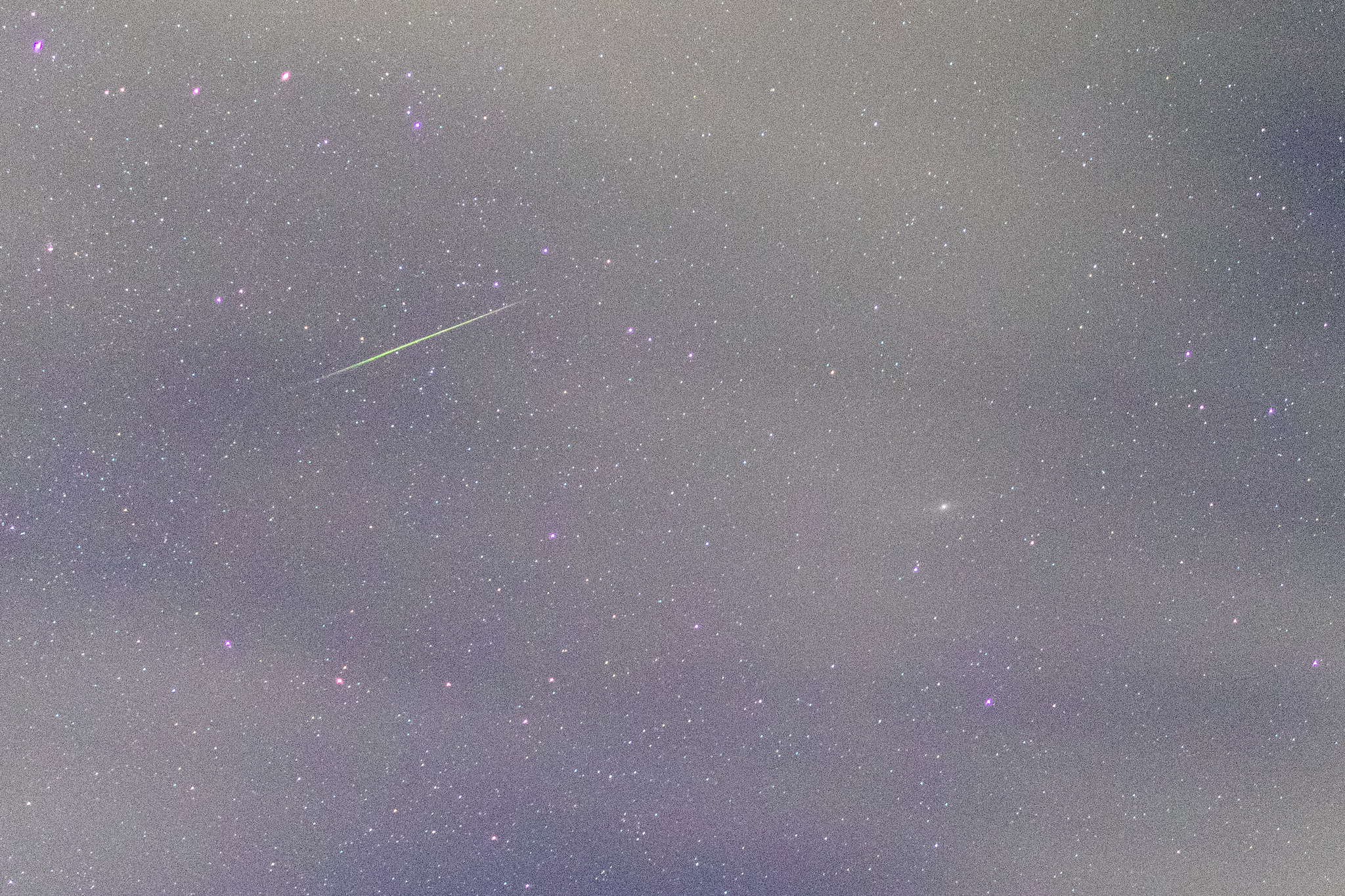 Perseids 2020 - My, Astronomy, Astrophoto, Perseids, Meteor, Longpost