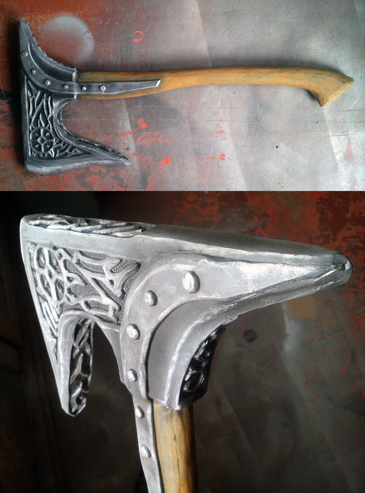 My old works. Fake weapons - My, Needlework without process, Needlework, Warhammer 40k, Warhammer, Fallout, Darkest dungeon, The Elder Scrolls V: Skyrim, The elder scrolls, Longpost