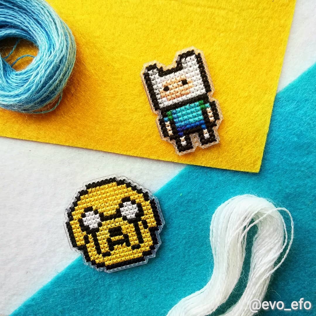 Pixel icons - My, Friday tag is mine, Handmade, Embroidery, Brooch, Icon, GIF, Longpost, Needlework with process