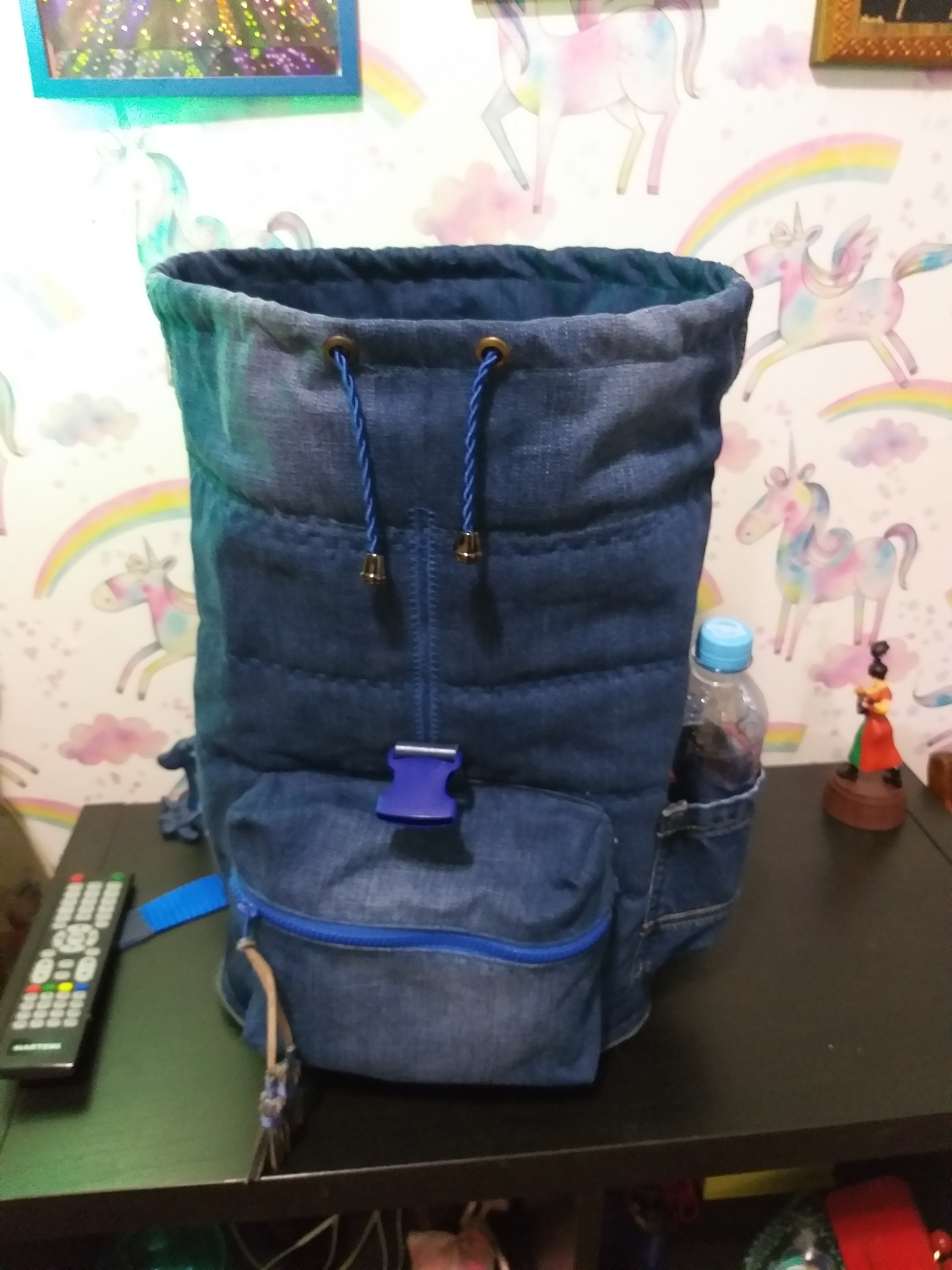 Backpack for daughter - My, Leather products, With your own hands, Longpost, Needlework with process, Backpack