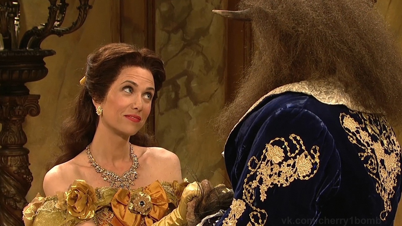 What a twist - Actors and actresses, Storyboard, Saturday Night Life, Show, The beauty and the Beast, Humor, Video, Longpost, Kristen Wiig