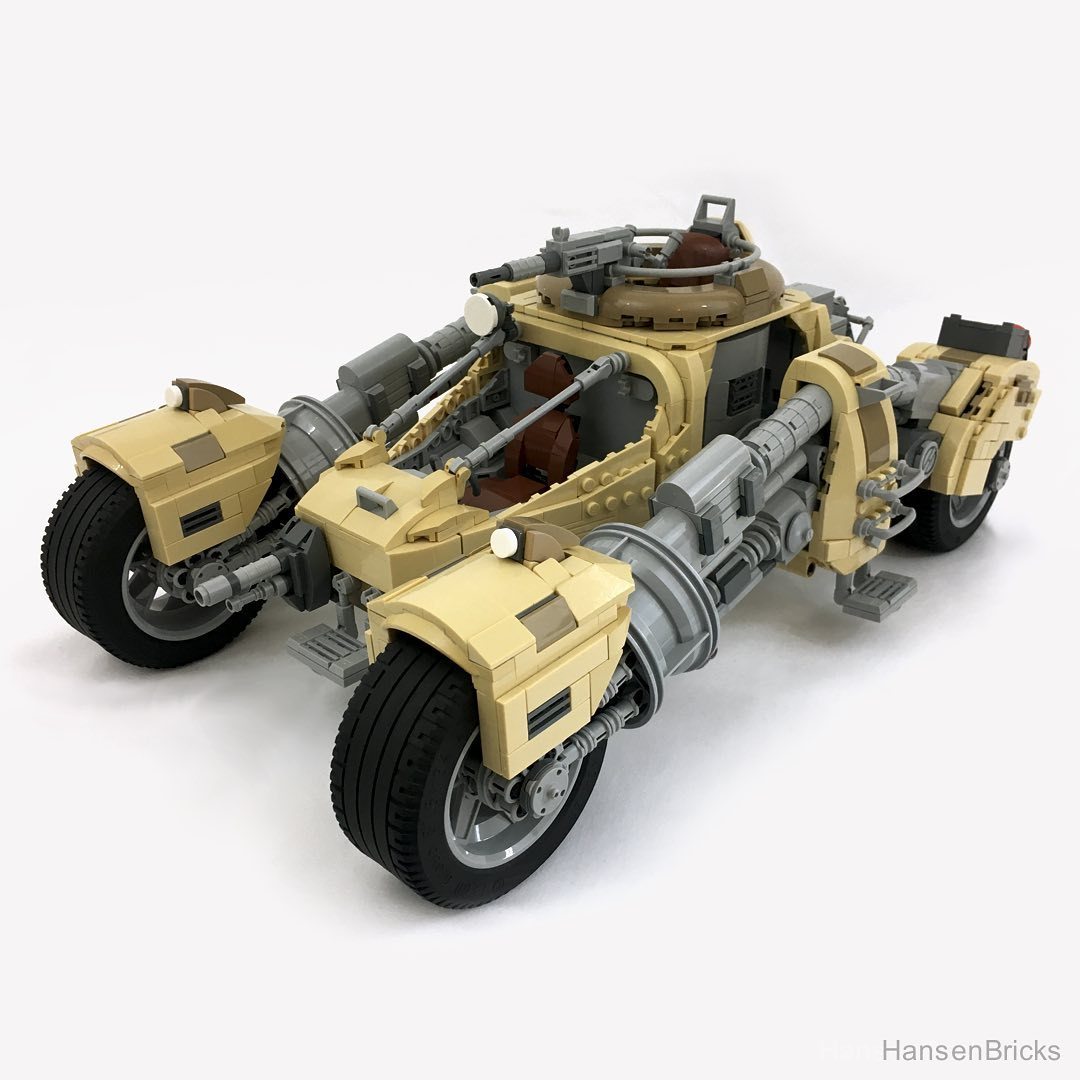 Lego model of the Outrunner from Borderlands - The photo, Constructor, Lego, Auto, Games, Borderlands, Longpost, Car, Toy car