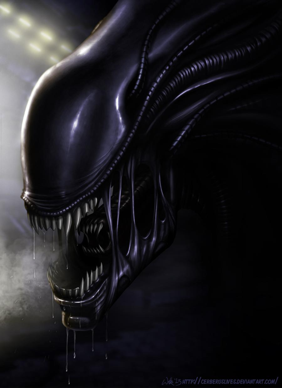 Xenomorph - Ксеноморф, Чужой, Арт, DeviantArt, Cerberuslives