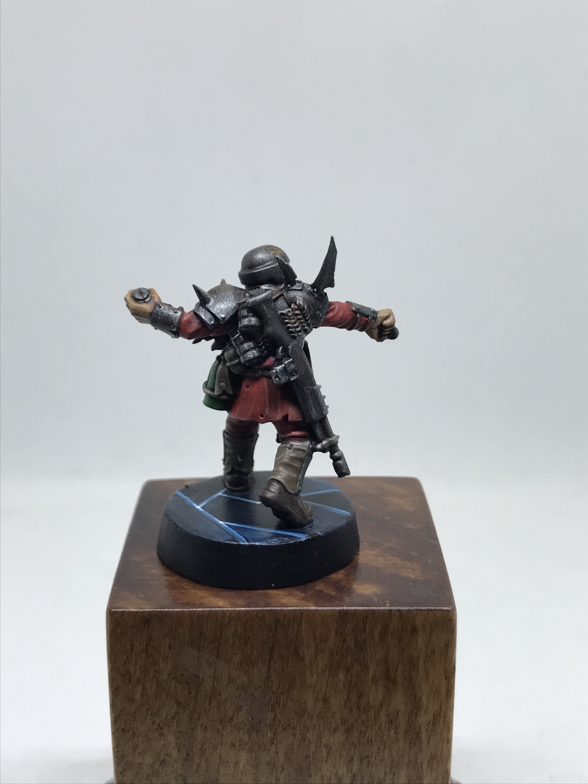 Amateur painting of miniatures. Blackstone Fortress. Traitor Guardsmen - My, Blackstone Fortress, Warhammer, Warhammer 40k, Blood pact, Miniature, Painting miniatures, Longpost