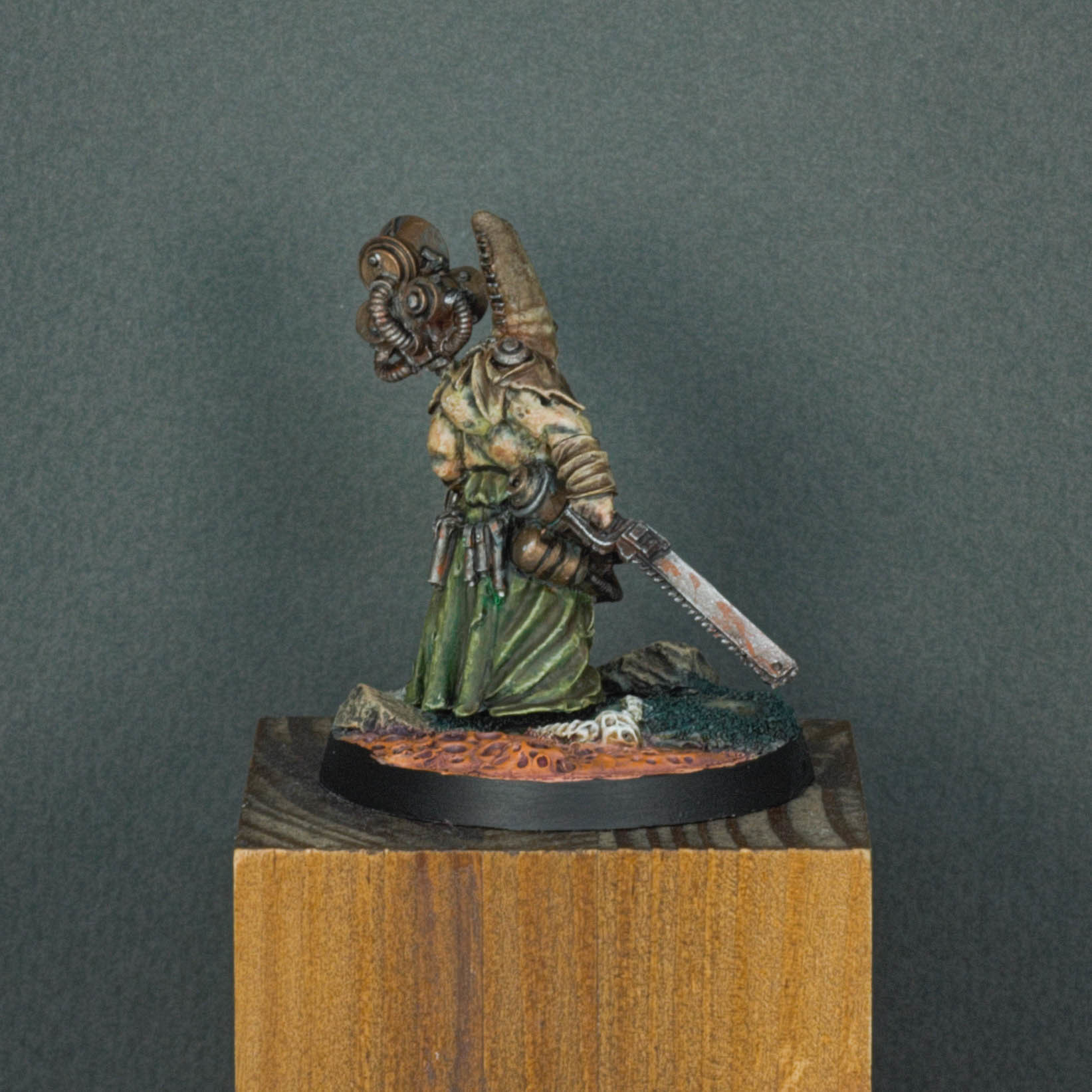 blank herald of Nurgle - My, Warhammer 40k, Painting miniatures, Desktop wargame, Longpost