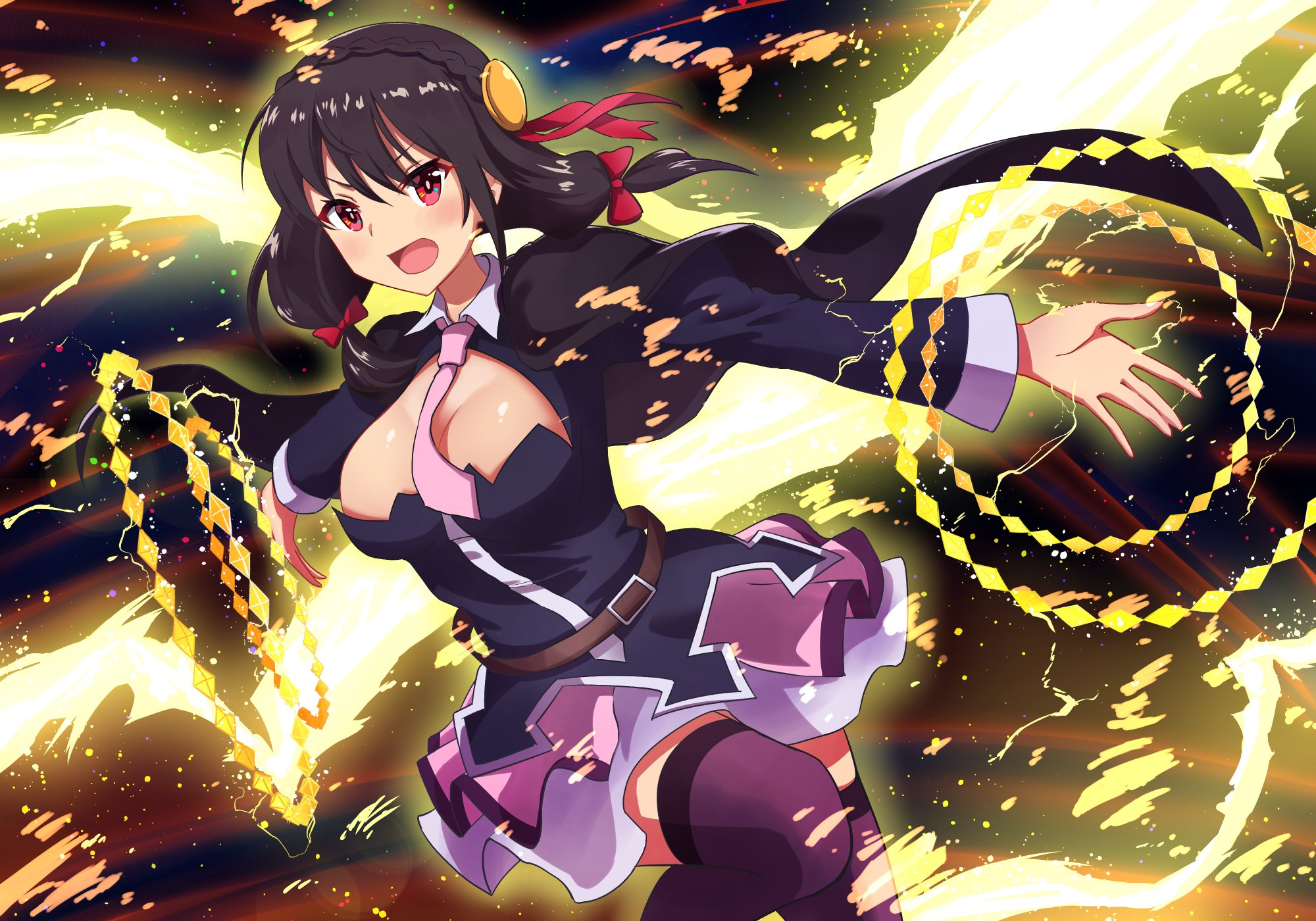 Light of saber! - Konosuba, Yunyun, Anime Art, Аниме