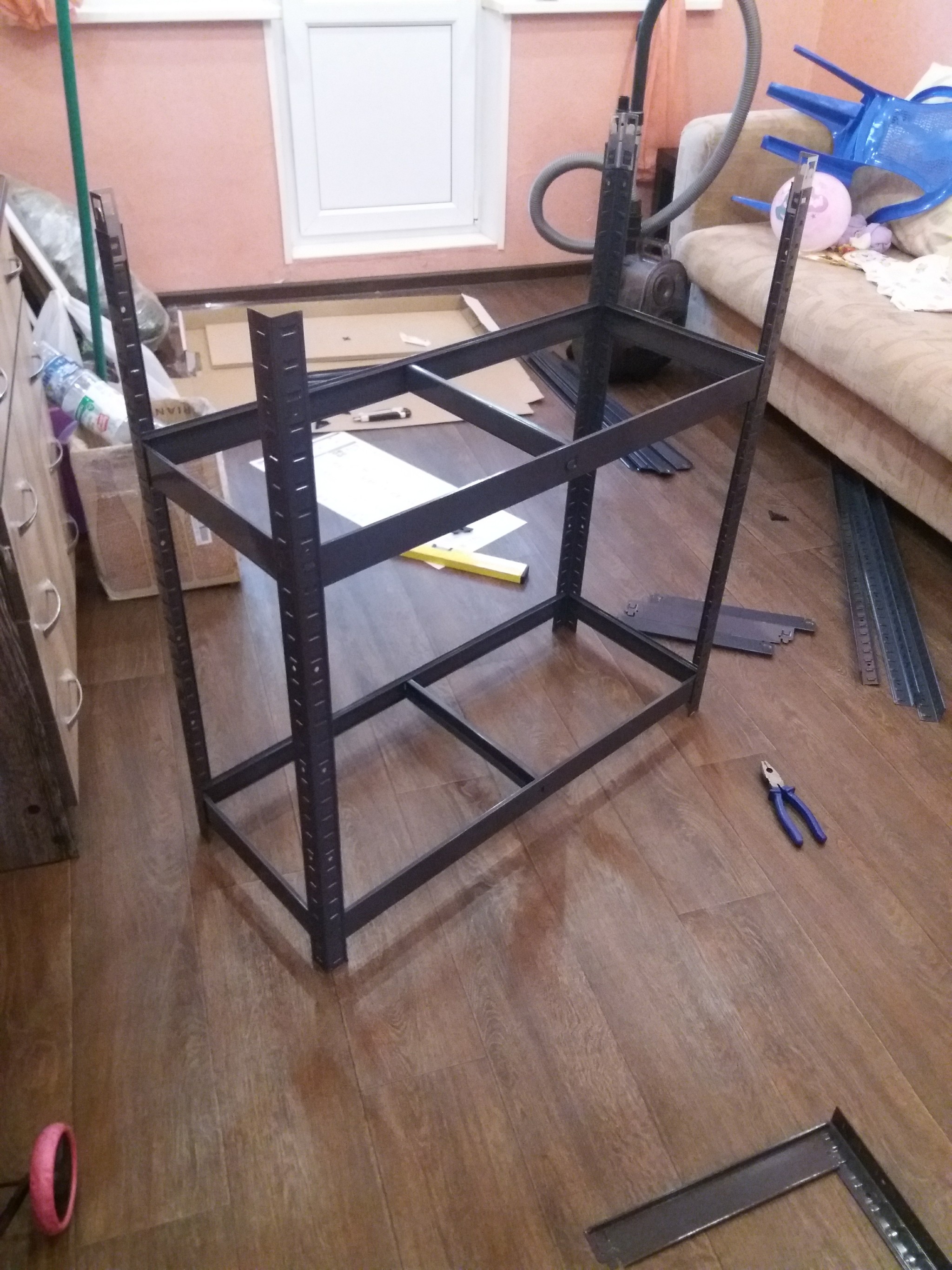 Rack. Assembly - NSFW, My, Rack, Assembly, What to do on a Saturday night, Little big, Instructions, Mat, Longpost