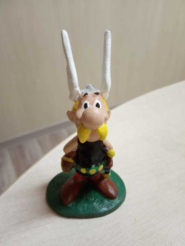 A childhood dream come true... Plastic pla. Printer anet et4. Artist's acrylic paints - My, Asterix and Obelix, 3D печать, Figurines, Longpost